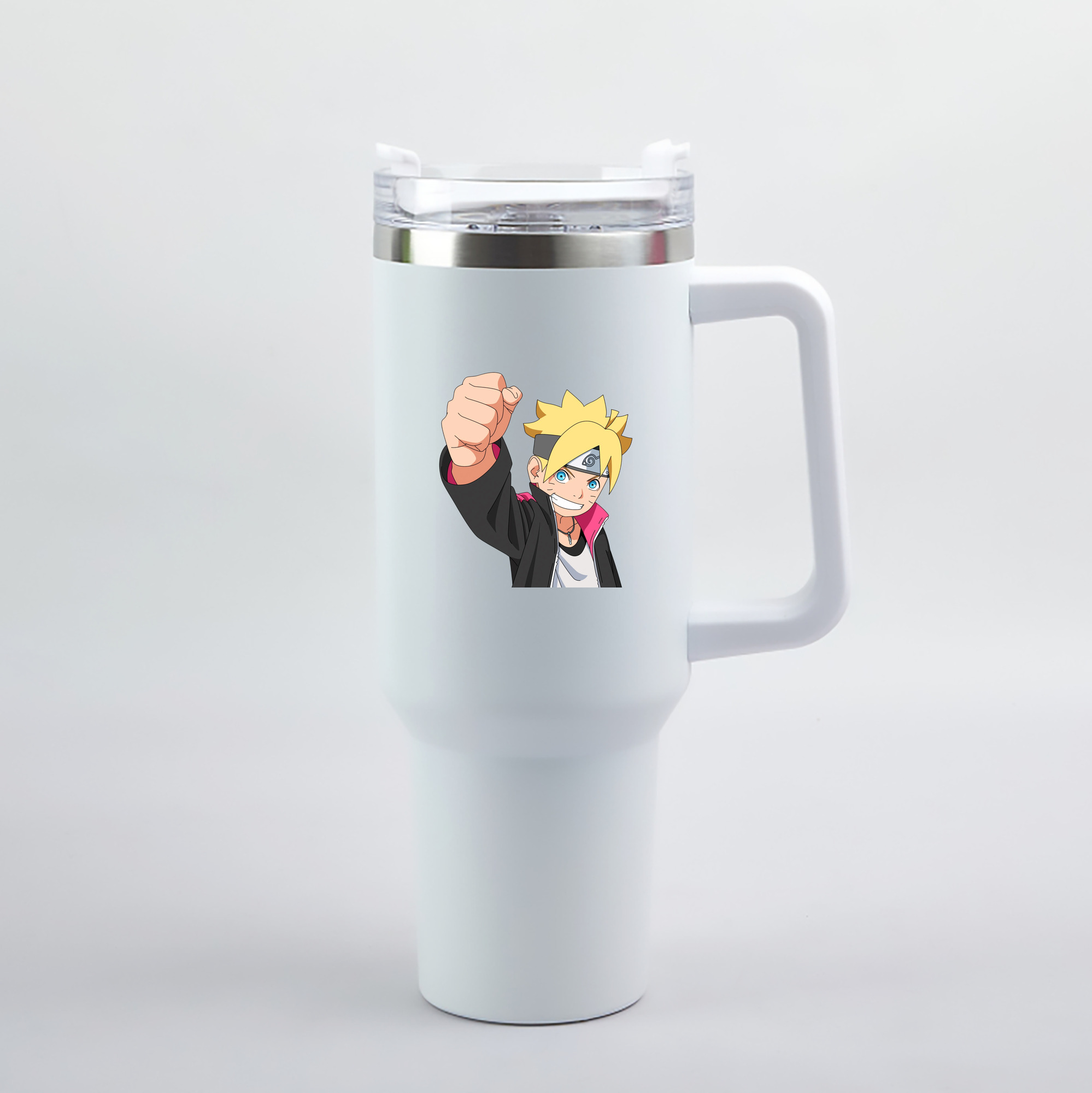 （画像用） NARUTO -ナルト- うずまき ボルト Uzumaki Boruto 1200mL車用タンブラー（カラープリント）