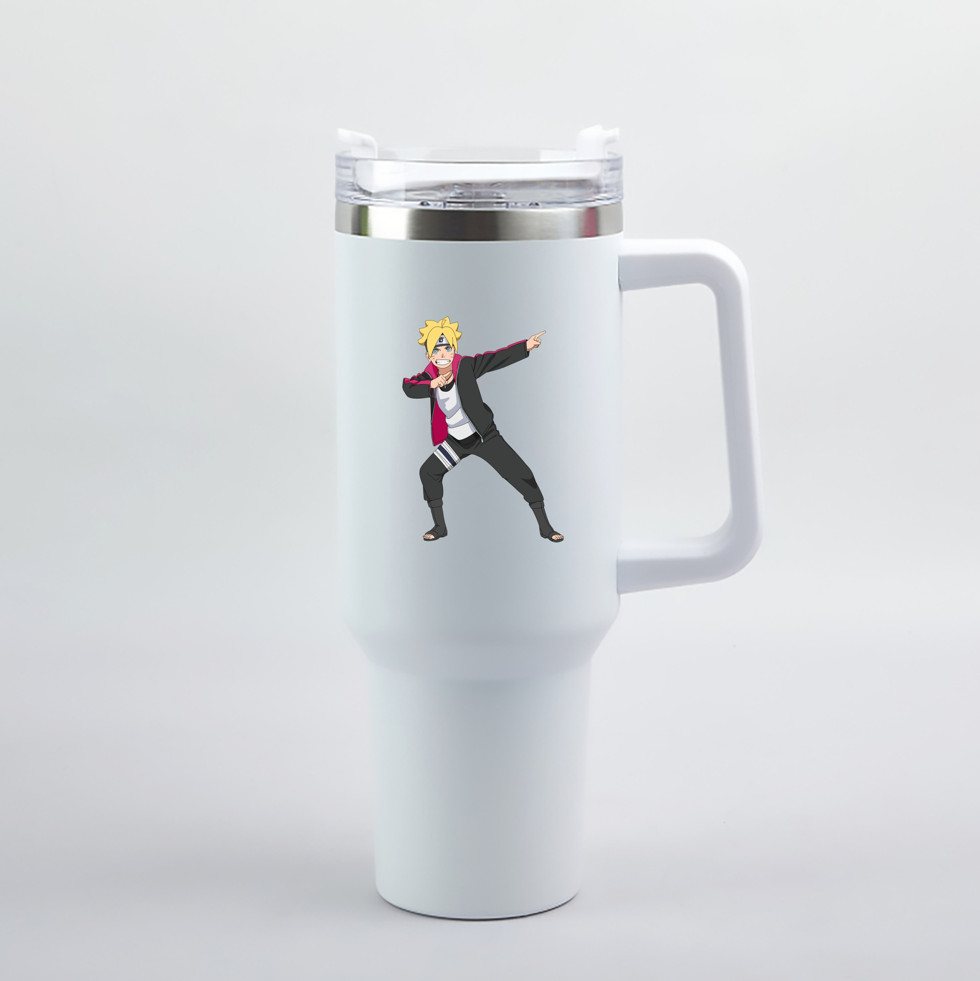 （画像用） NARUTO -ナルト- うずまき ボルト Uzumaki Boruto 1200mL車用タンブラー（カラープリント）