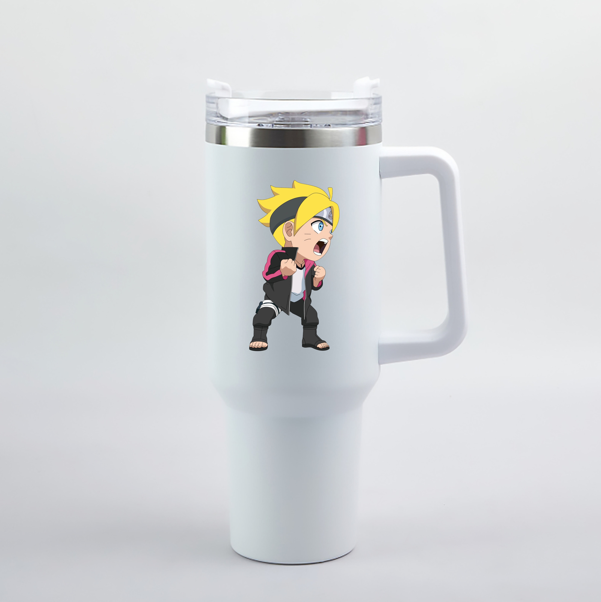 （画像用） NARUTO -ナルト- うずまき ボルト Uzumaki Boruto 1200mL車用タンブラー（カラープリント）