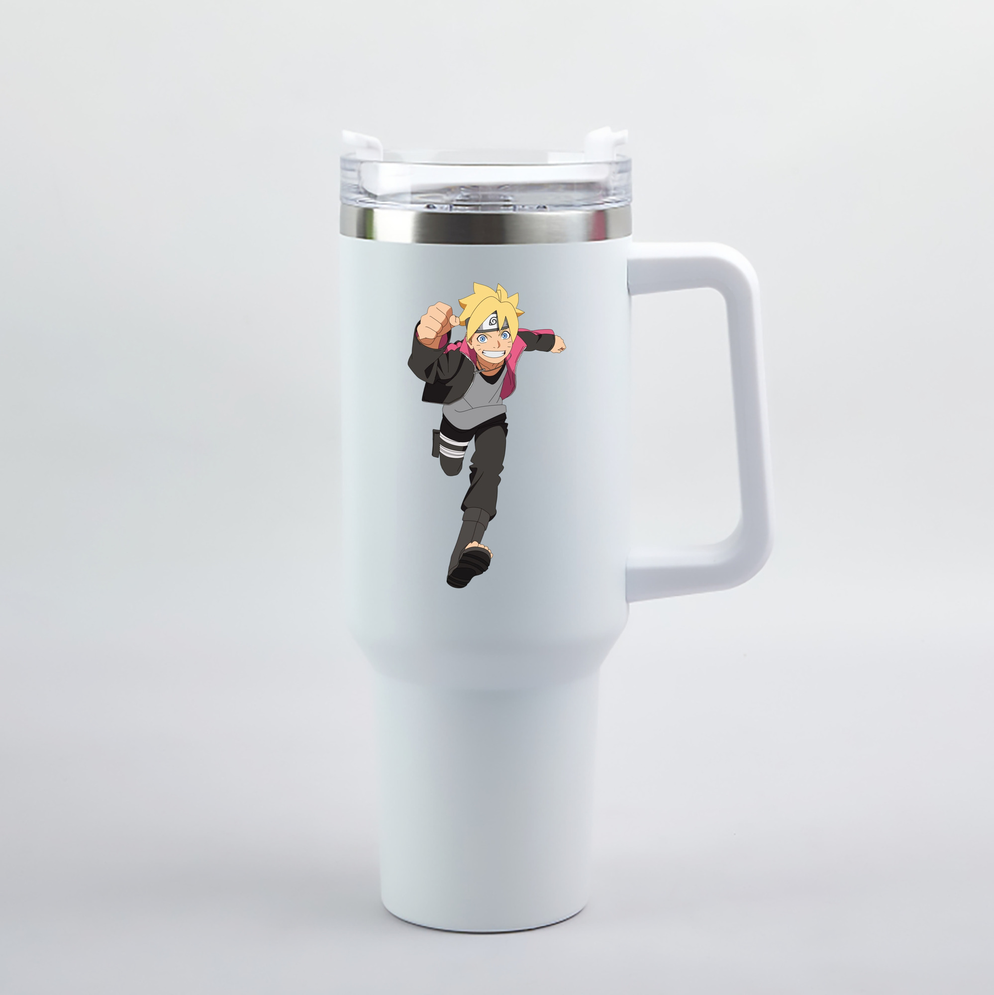 （画像用） NARUTO -ナルト- うずまき ボルト Uzumaki Boruto 1200mL車用タンブラー（カラープリント）