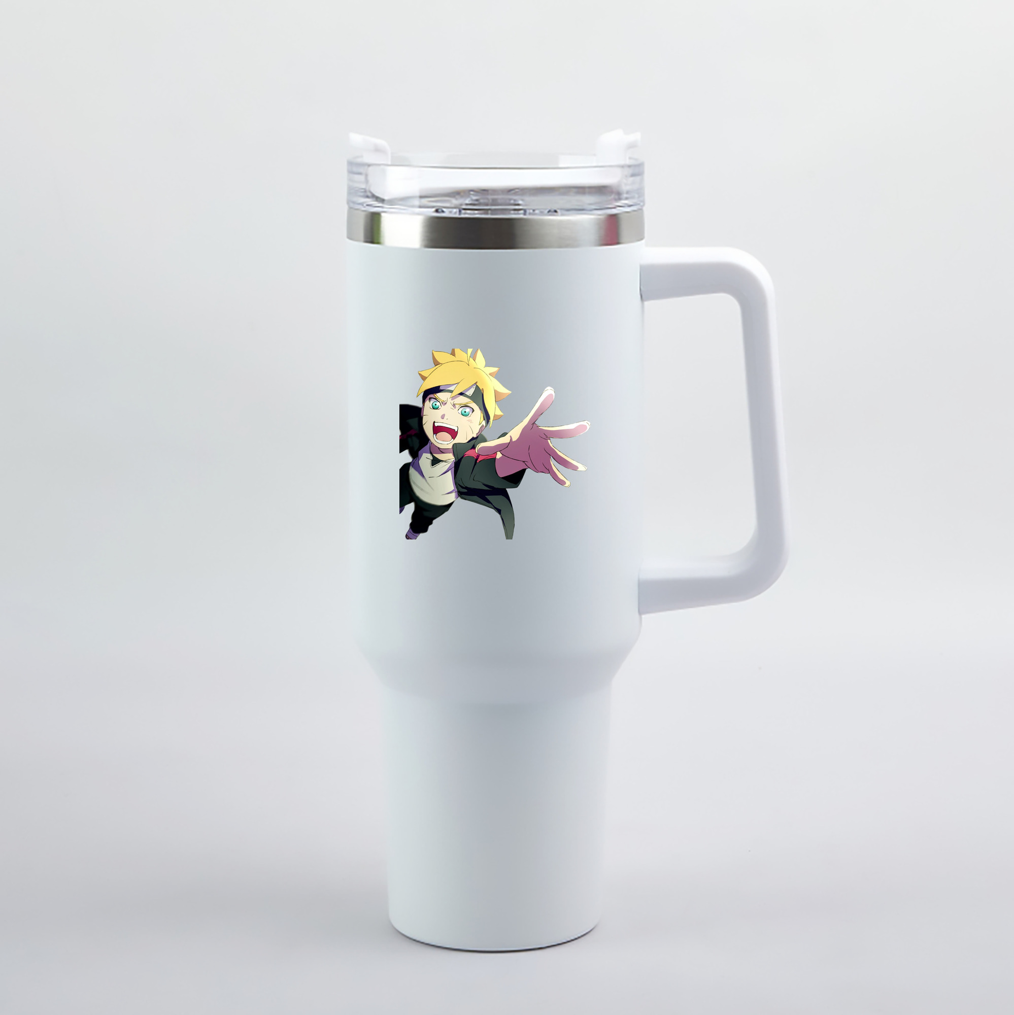 （画像用） NARUTO -ナルト- うずまき ボルト Uzumaki Boruto 1200mL車用タンブラー（カラープリント）