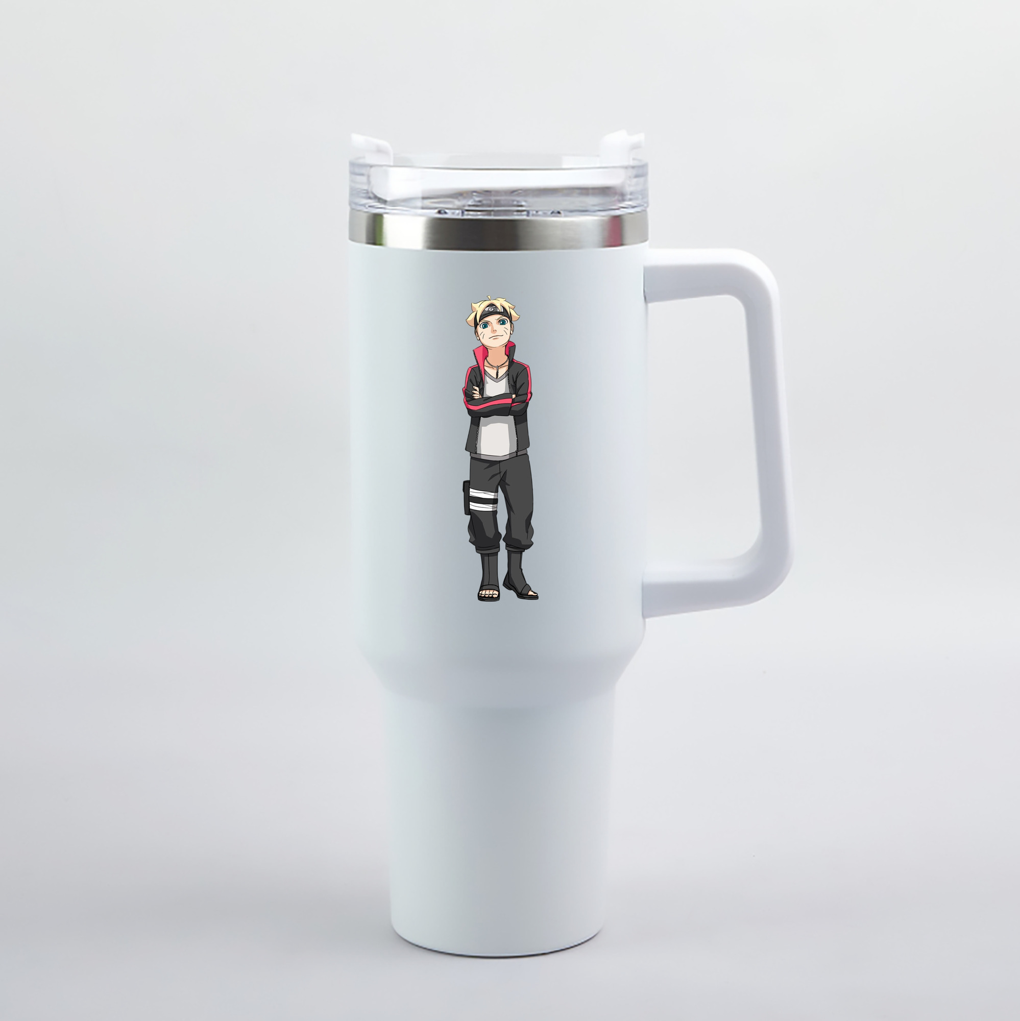 （画像用） NARUTO -ナルト- うずまき ボルト Uzumaki Boruto 1200mL車用タンブラー（カラープリント）