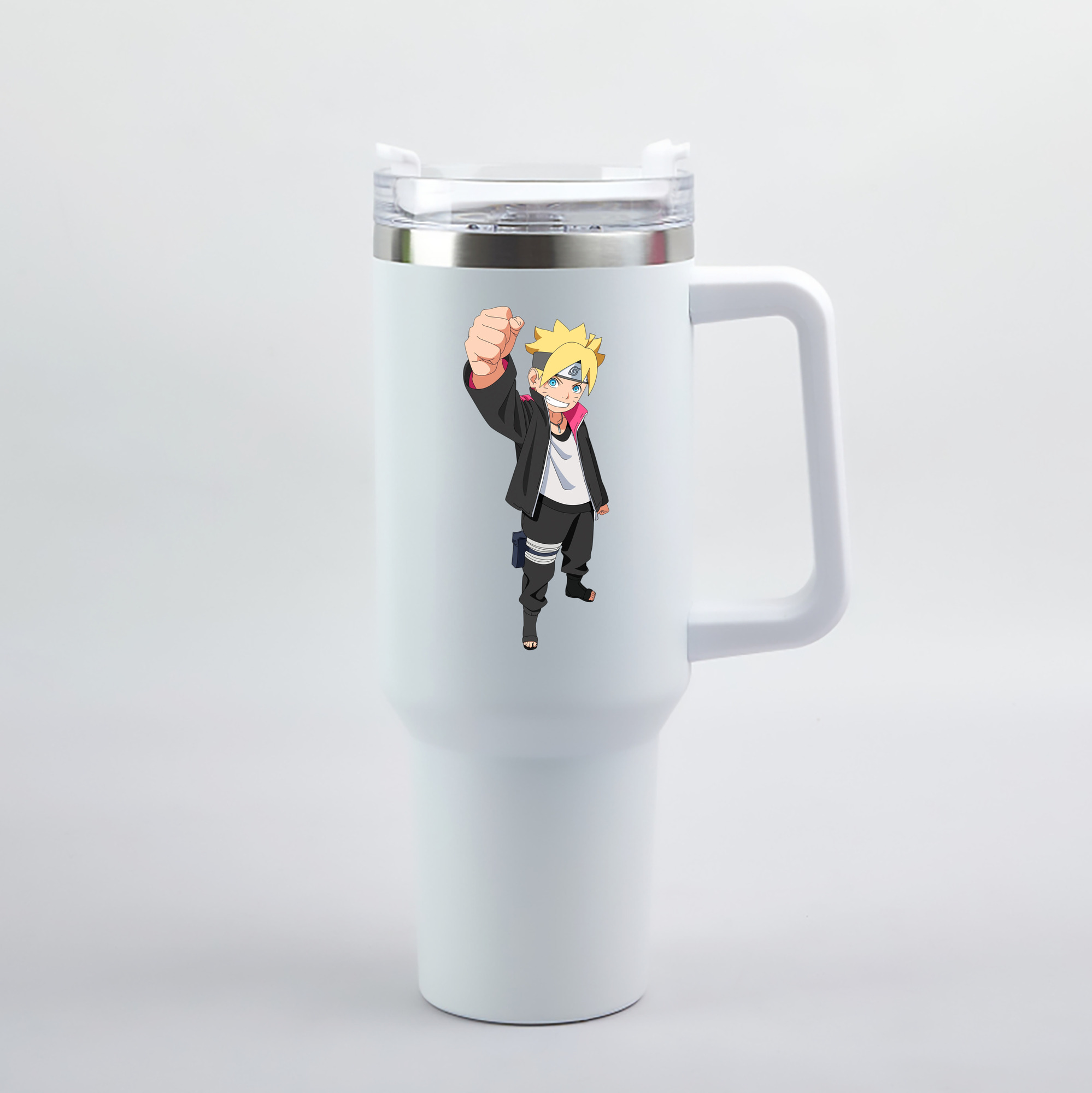 （画像用） NARUTO -ナルト- うずまき ボルト Uzumaki Boruto 1200mL車用タンブラー（カラープリント）