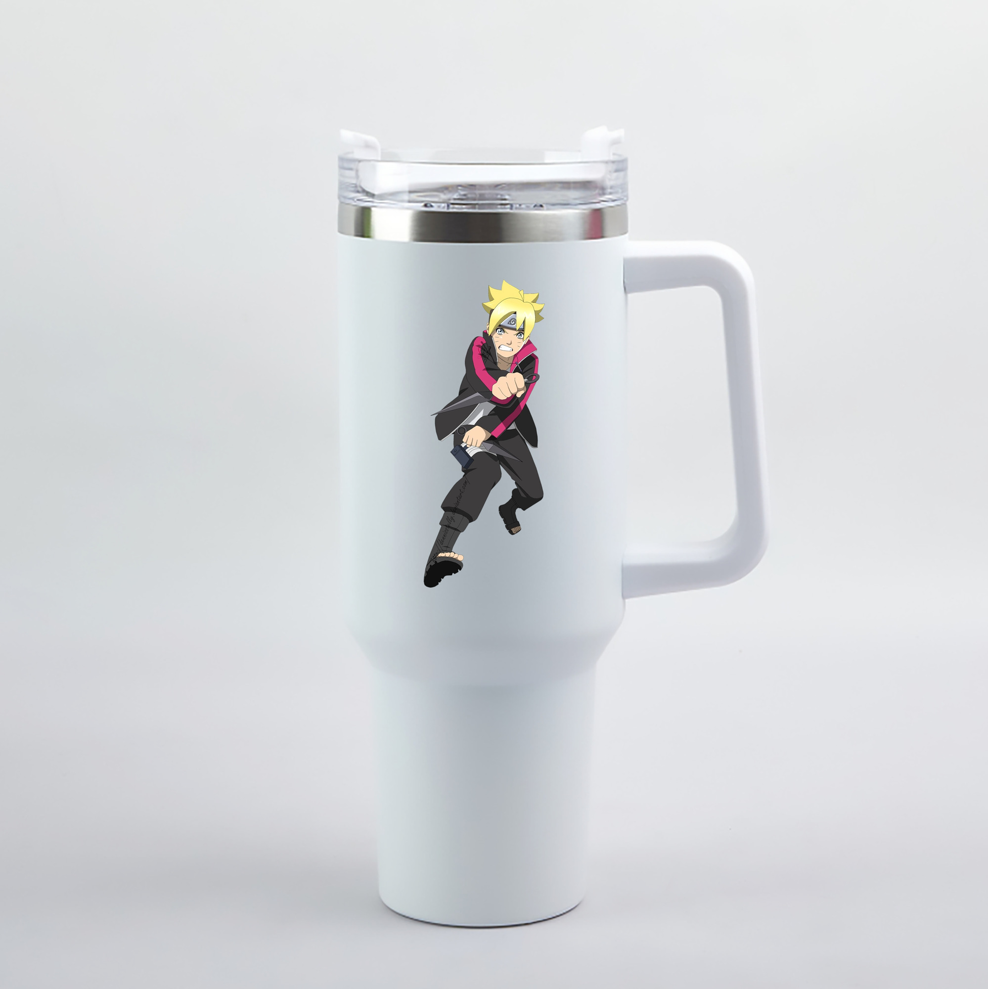 （画像用） NARUTO -ナルト- うずまき ボルト Uzumaki Boruto 1200mL車用タンブラー（カラープリント）