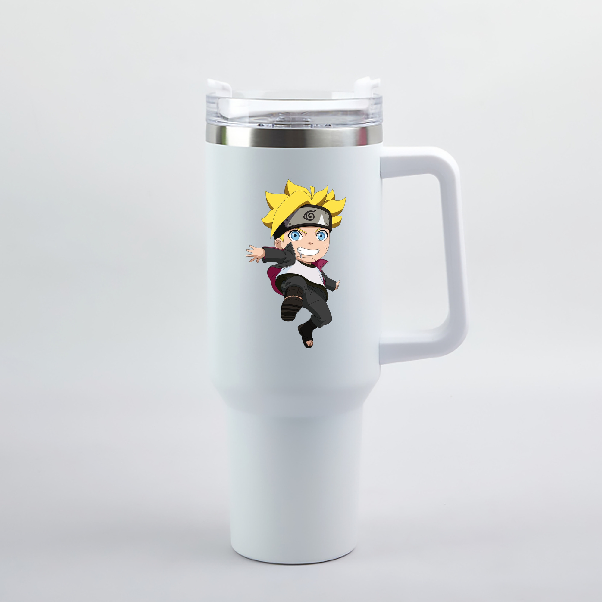 （画像用） NARUTO -ナルト- うずまき ボルト Uzumaki Boruto 1200mL車用タンブラー（カラープリント）