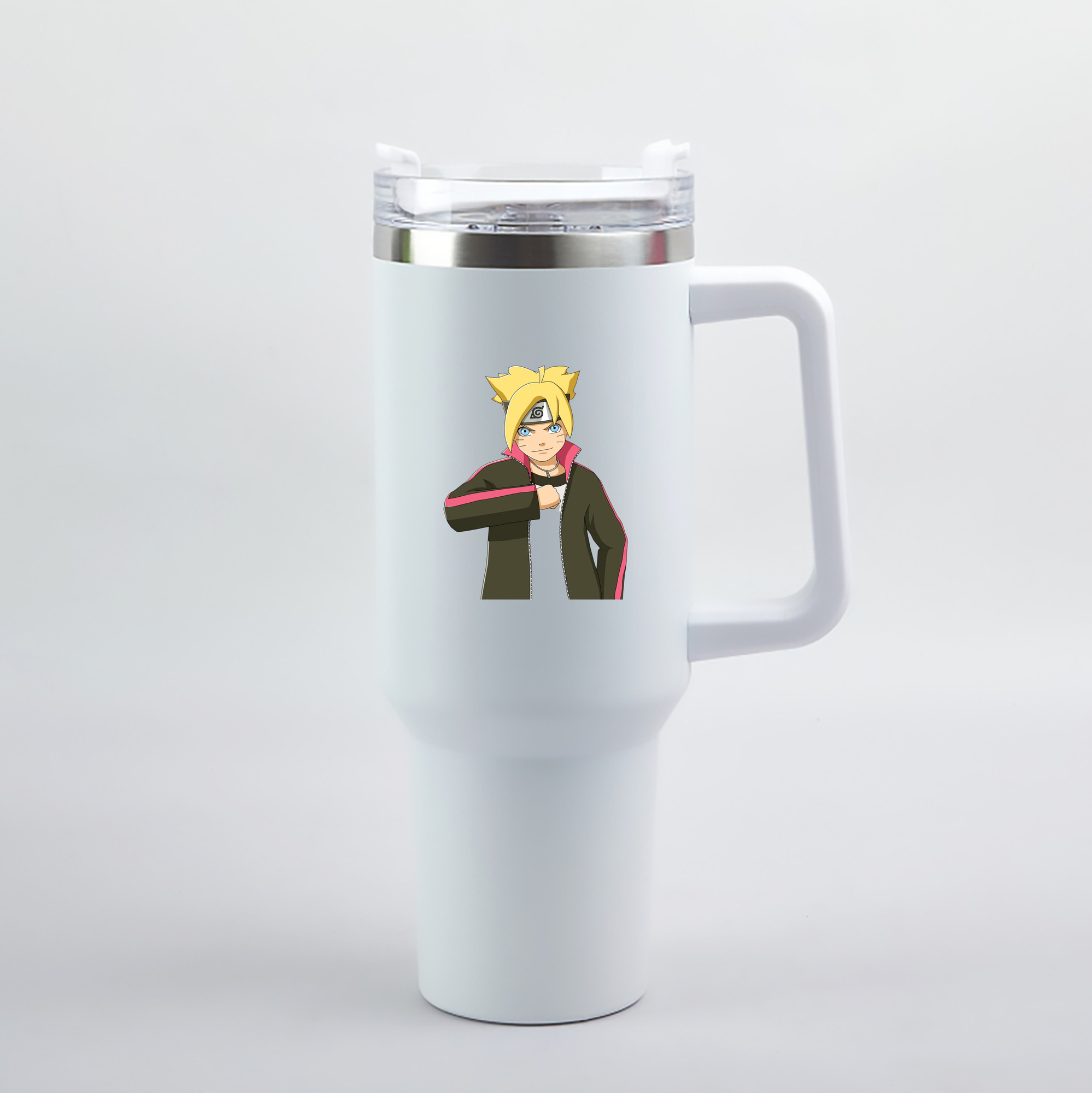 （画像用） NARUTO -ナルト- うずまき ボルト Uzumaki Boruto 1200mL車用タンブラー（カラープリント）