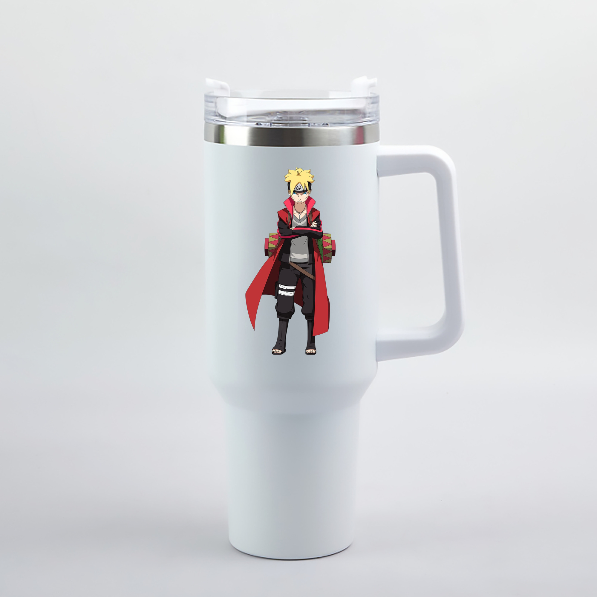 （画像用） NARUTO -ナルト- うずまき ボルト Uzumaki Boruto 1200mL車用タンブラー（カラープリント）