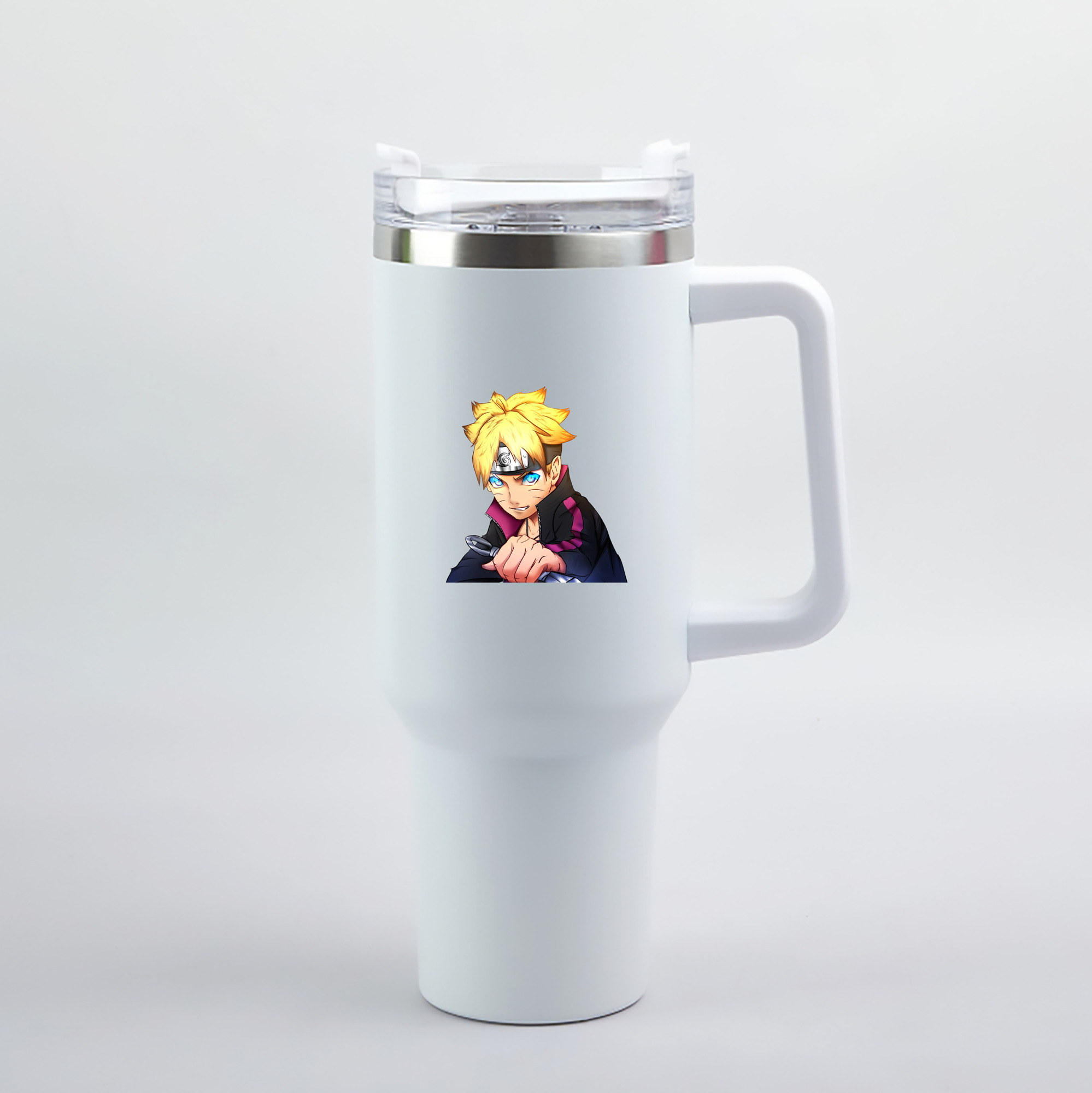 （画像用） NARUTO -ナルト- うずまき ボルト Uzumaki Boruto 1200mL車用タンブラー（カラープリント）