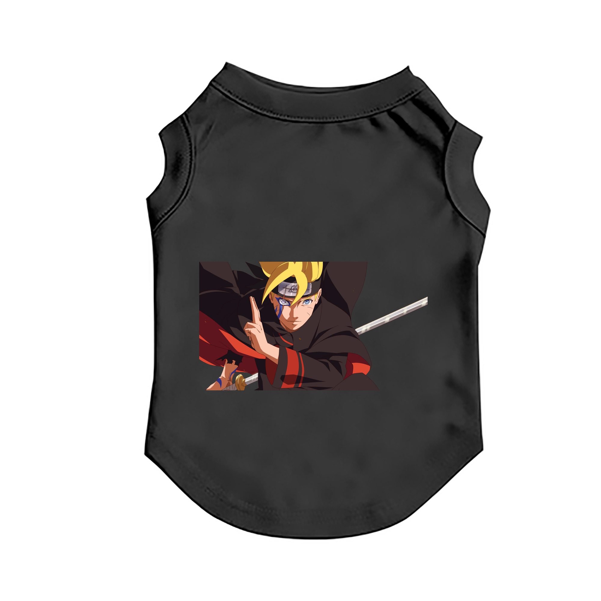 （画像用） NARUTO -ナルト- うずまき ボルト Uzumaki Boruto ペット用ベスト