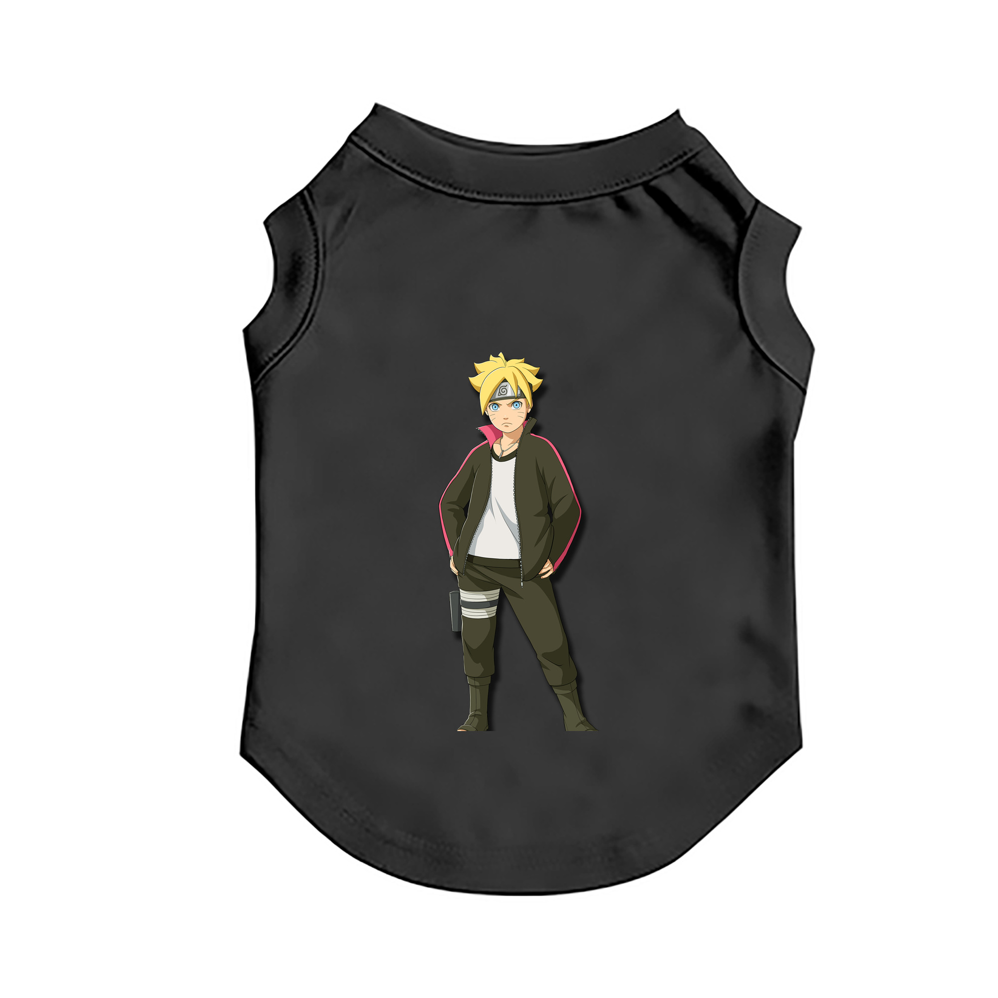 （画像用） NARUTO -ナルト- うずまき ボルト Uzumaki Boruto ペット用ベスト