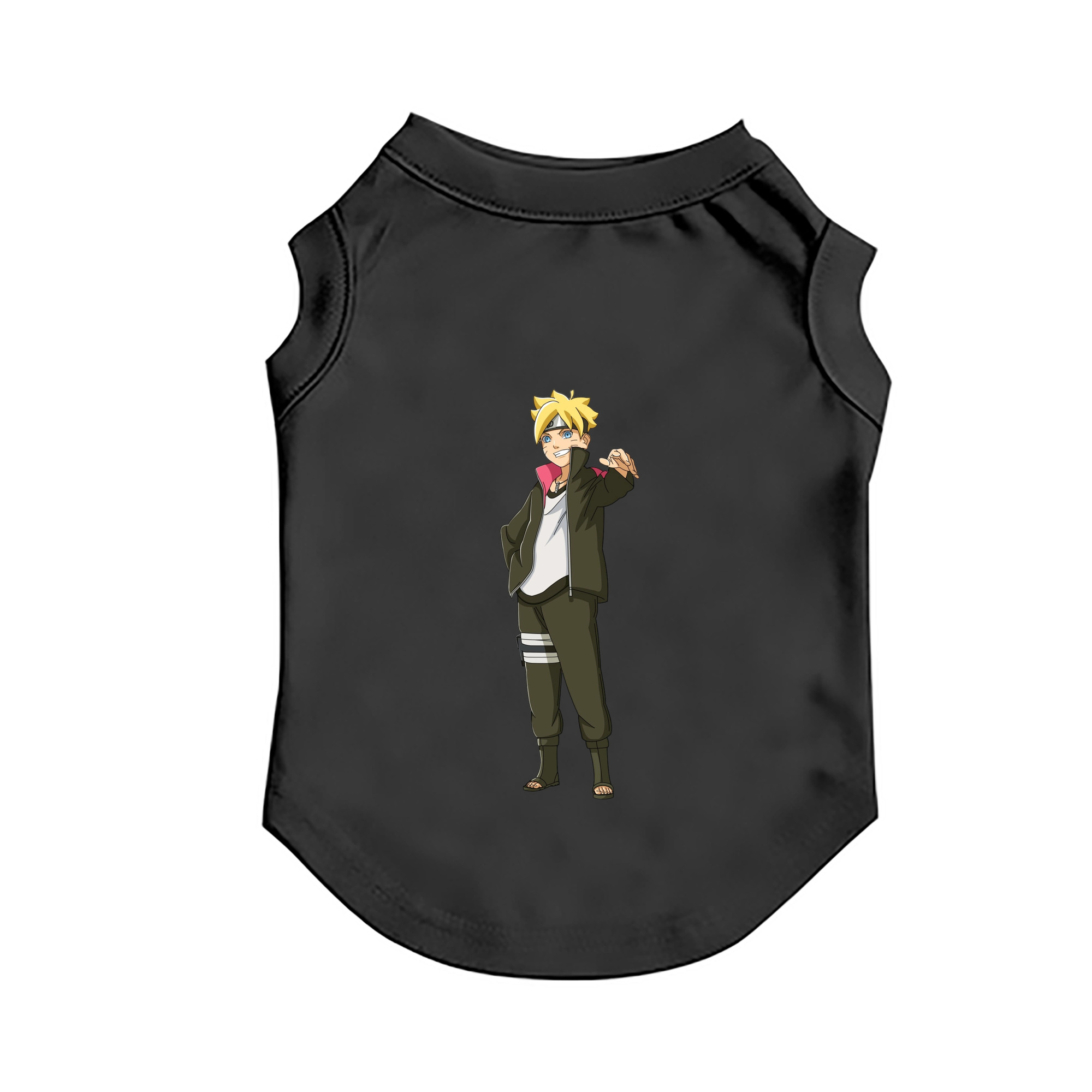 （画像用） NARUTO -ナルト- うずまき ボルト Uzumaki Boruto ペット用ベスト