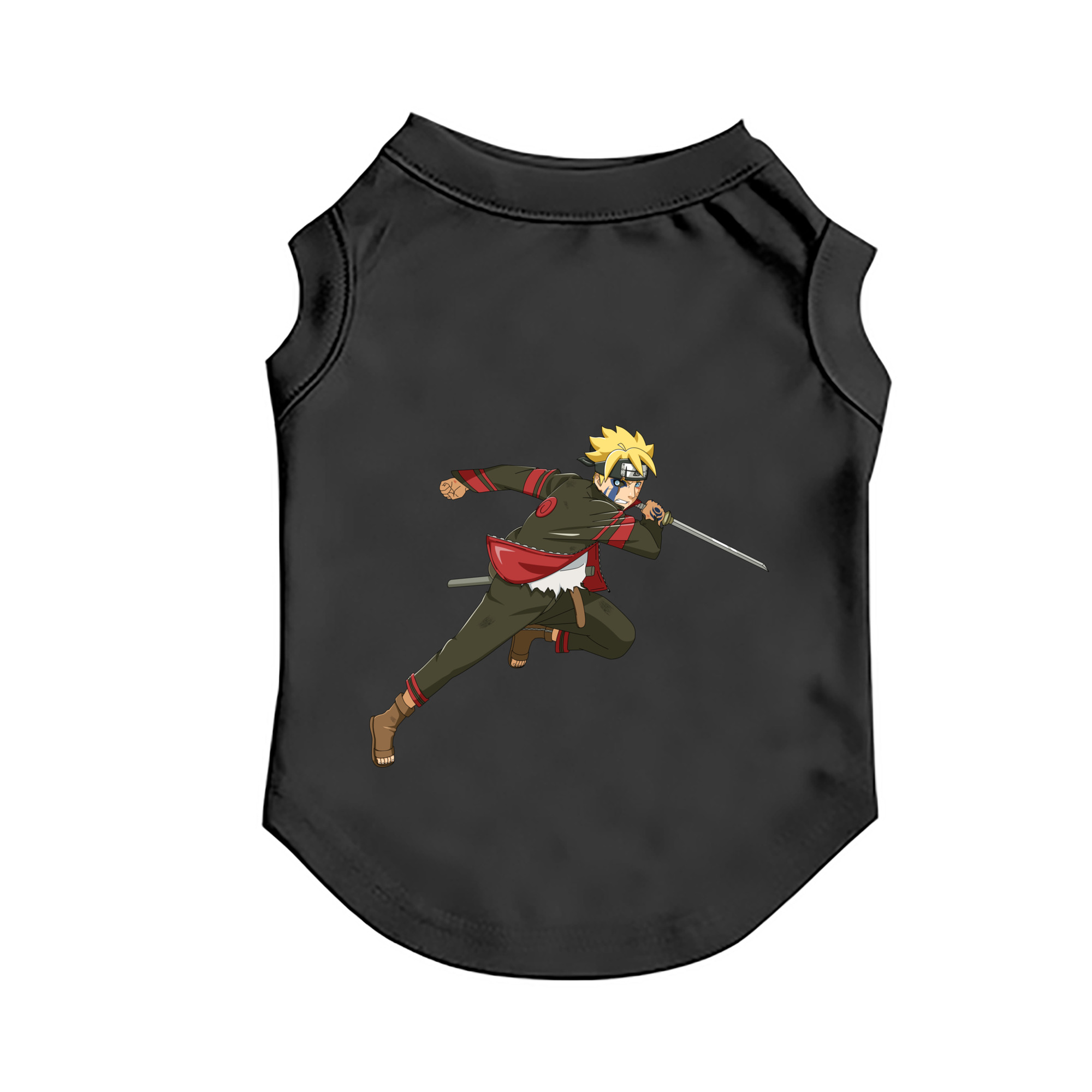 （画像用） NARUTO -ナルト- うずまき ボルト Uzumaki Boruto ペット用ベスト