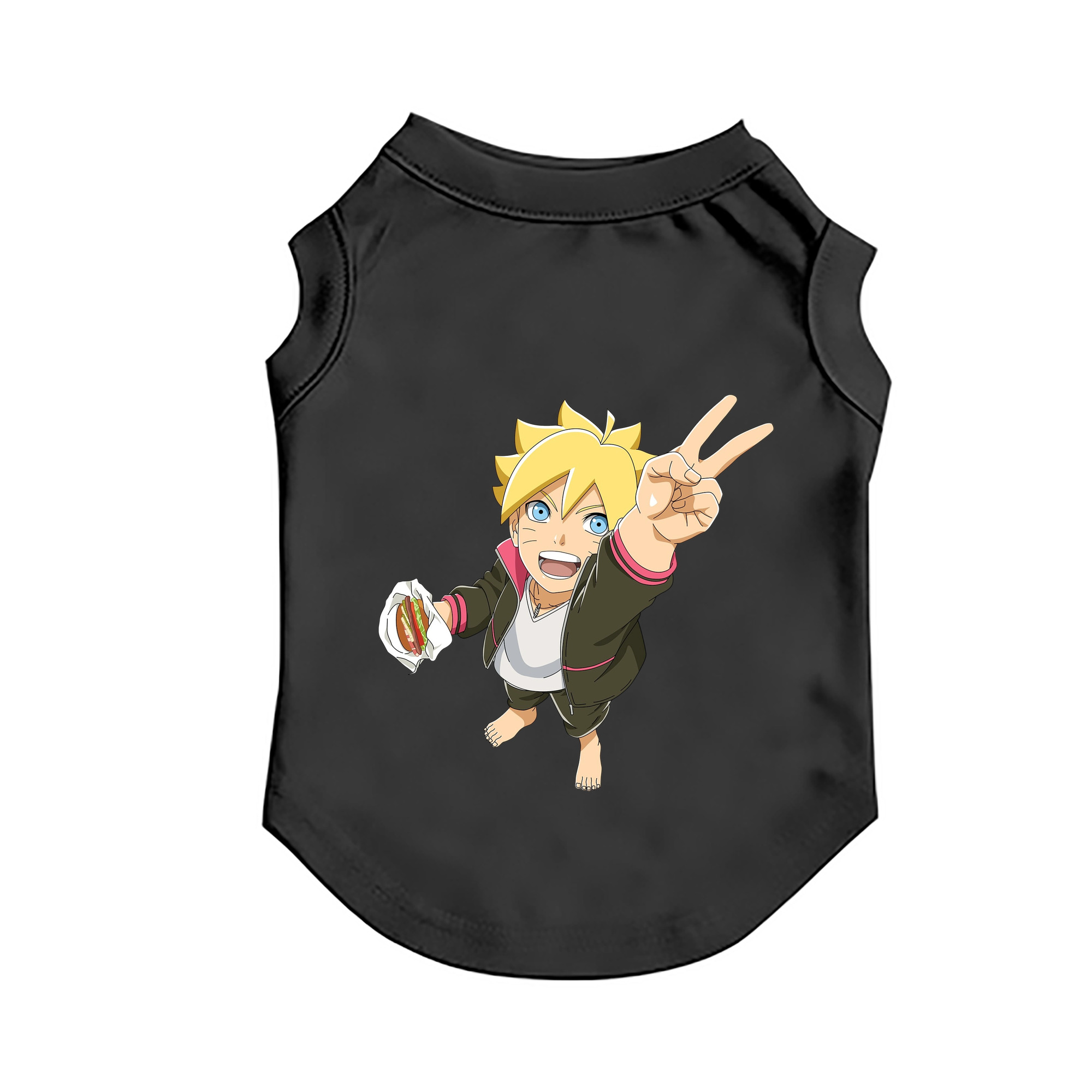 （画像用） NARUTO -ナルト- うずまき ボルト Uzumaki Boruto ペット用ベスト