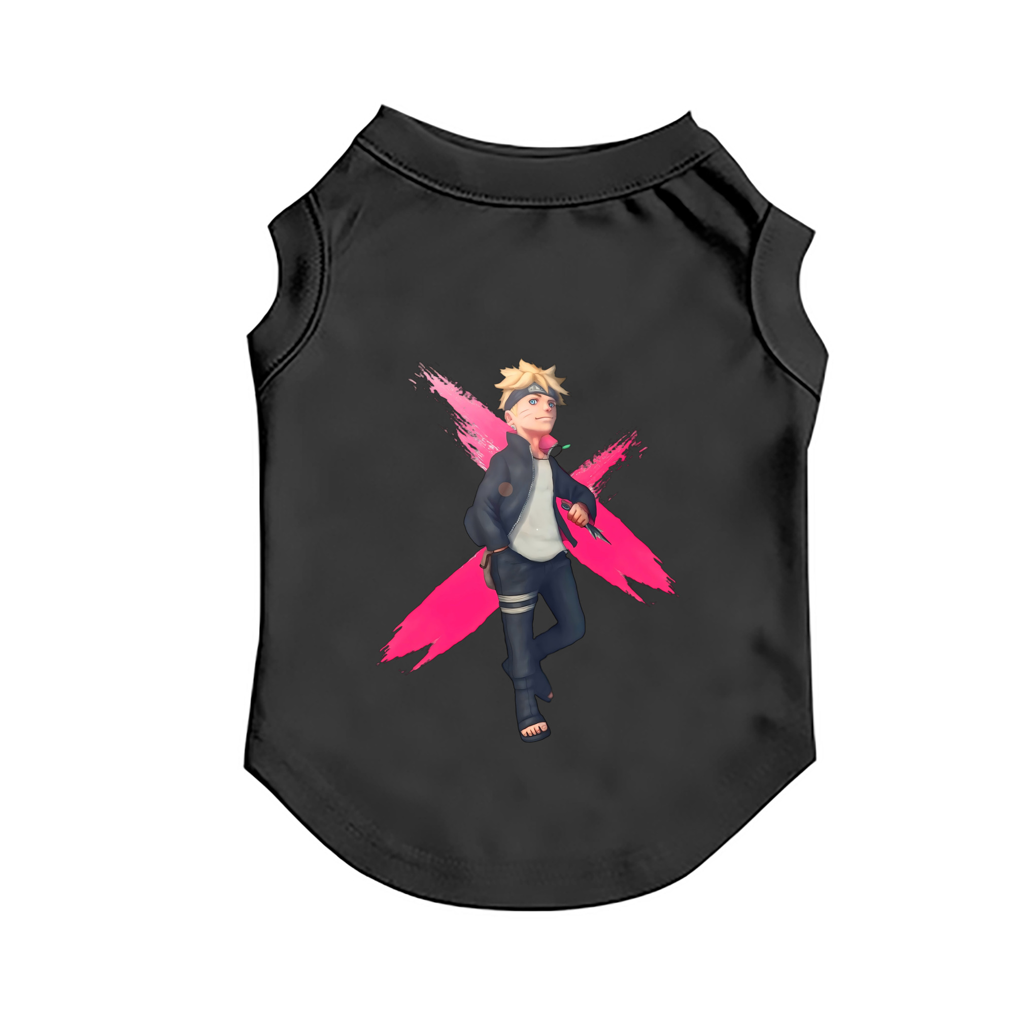 （画像用） NARUTO -ナルト- うずまき ボルト Uzumaki Boruto ペット用ベスト
