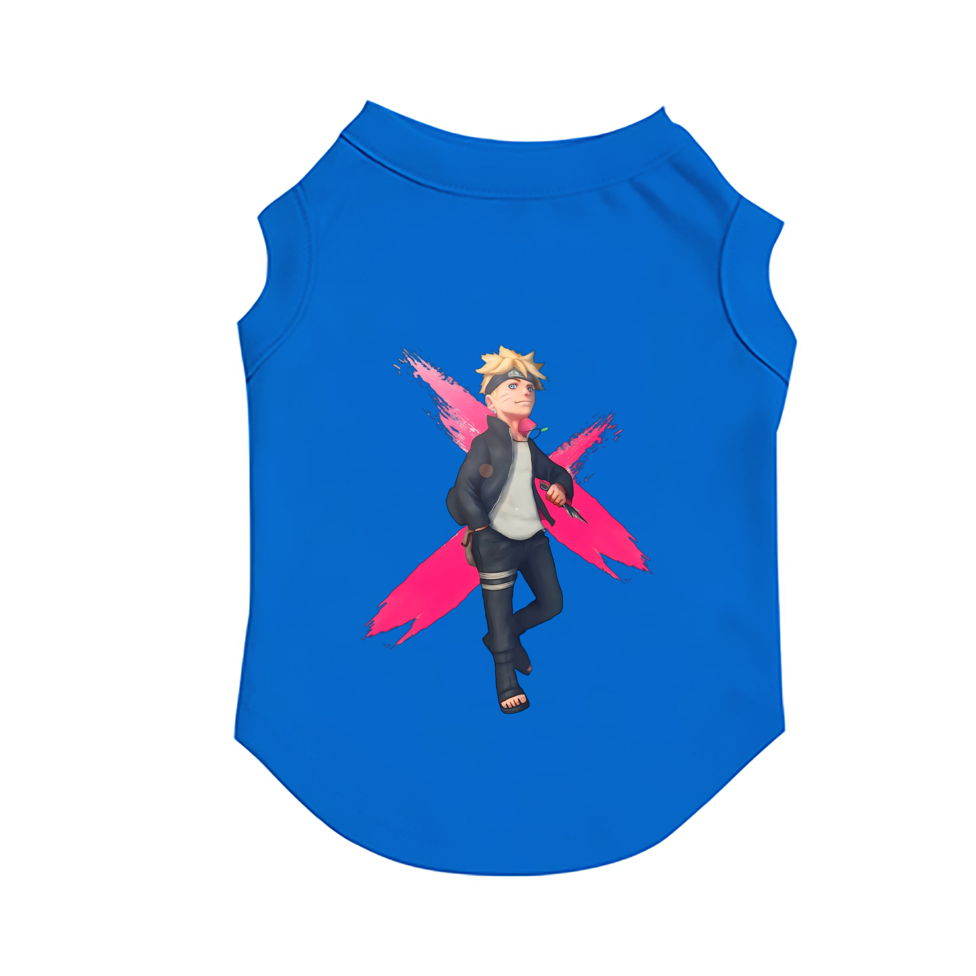 （画像用） NARUTO -ナルト- うずまき ボルト Uzumaki Boruto ペット用ベスト