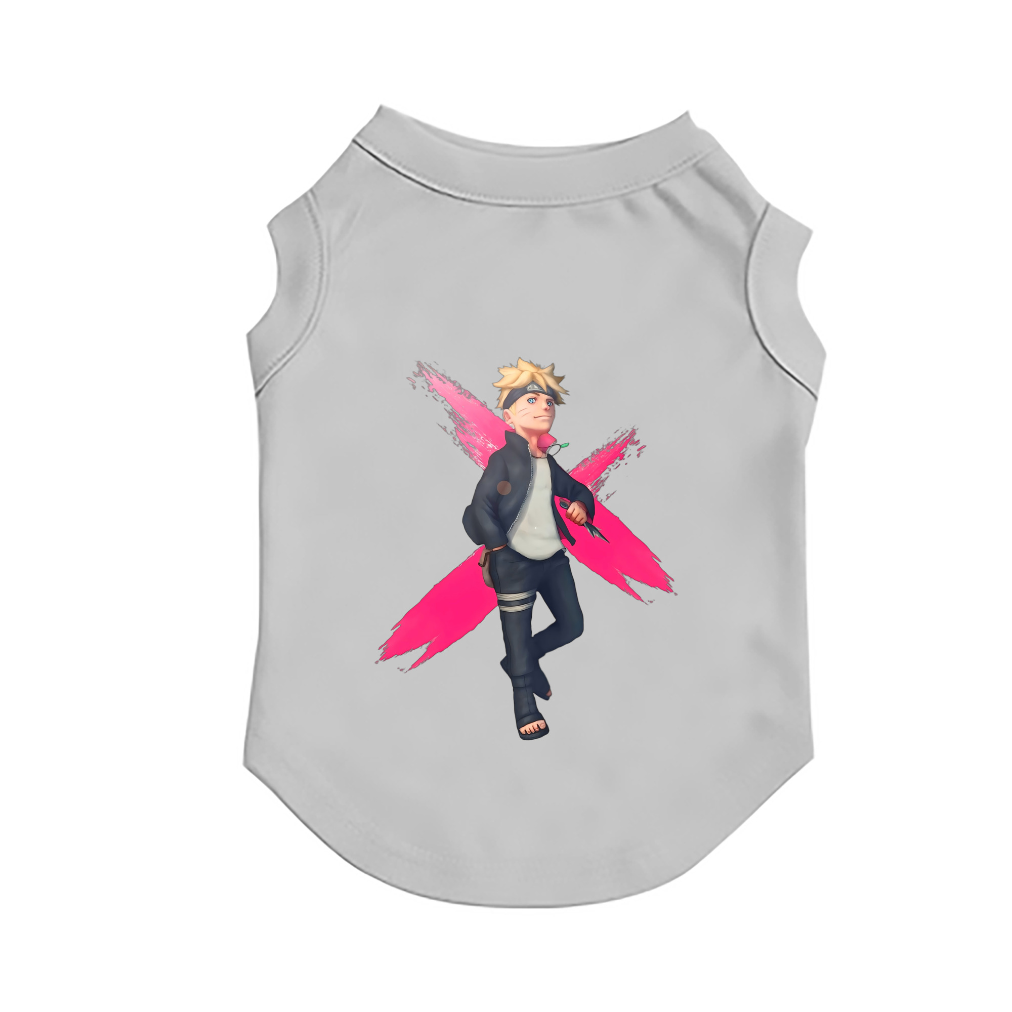 （画像用） NARUTO -ナルト- うずまき ボルト Uzumaki Boruto ペット用ベスト