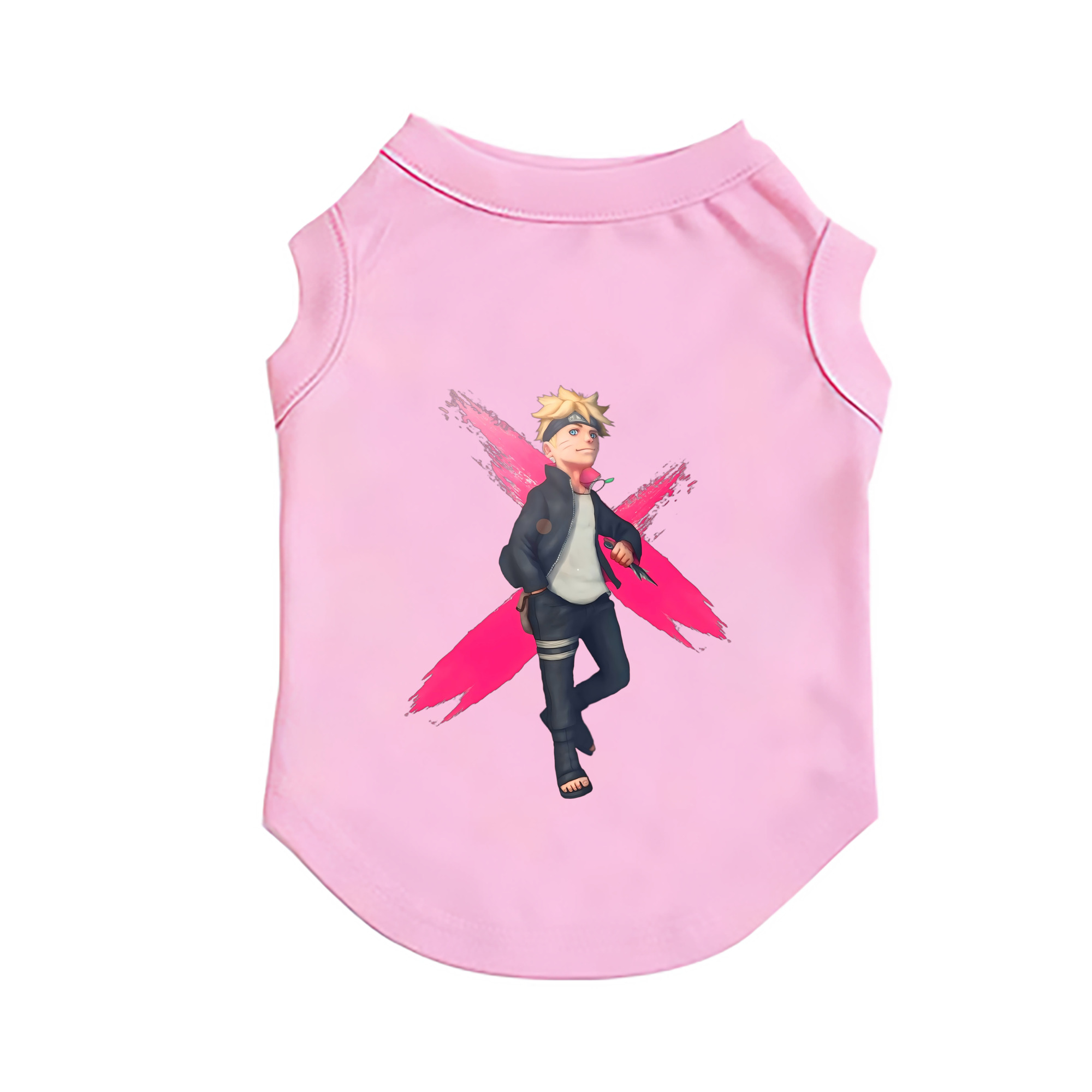 （画像用） NARUTO -ナルト- うずまき ボルト Uzumaki Boruto ペット用ベスト