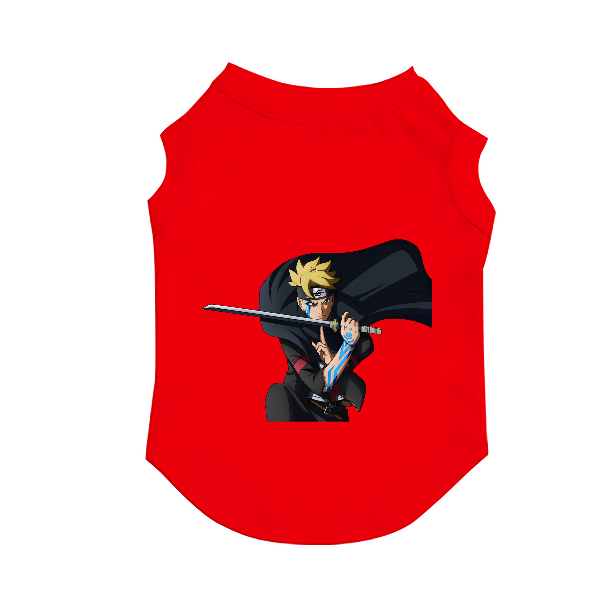 （画像用） NARUTO -ナルト- うずまき ボルト Uzumaki Boruto ペット用ベスト