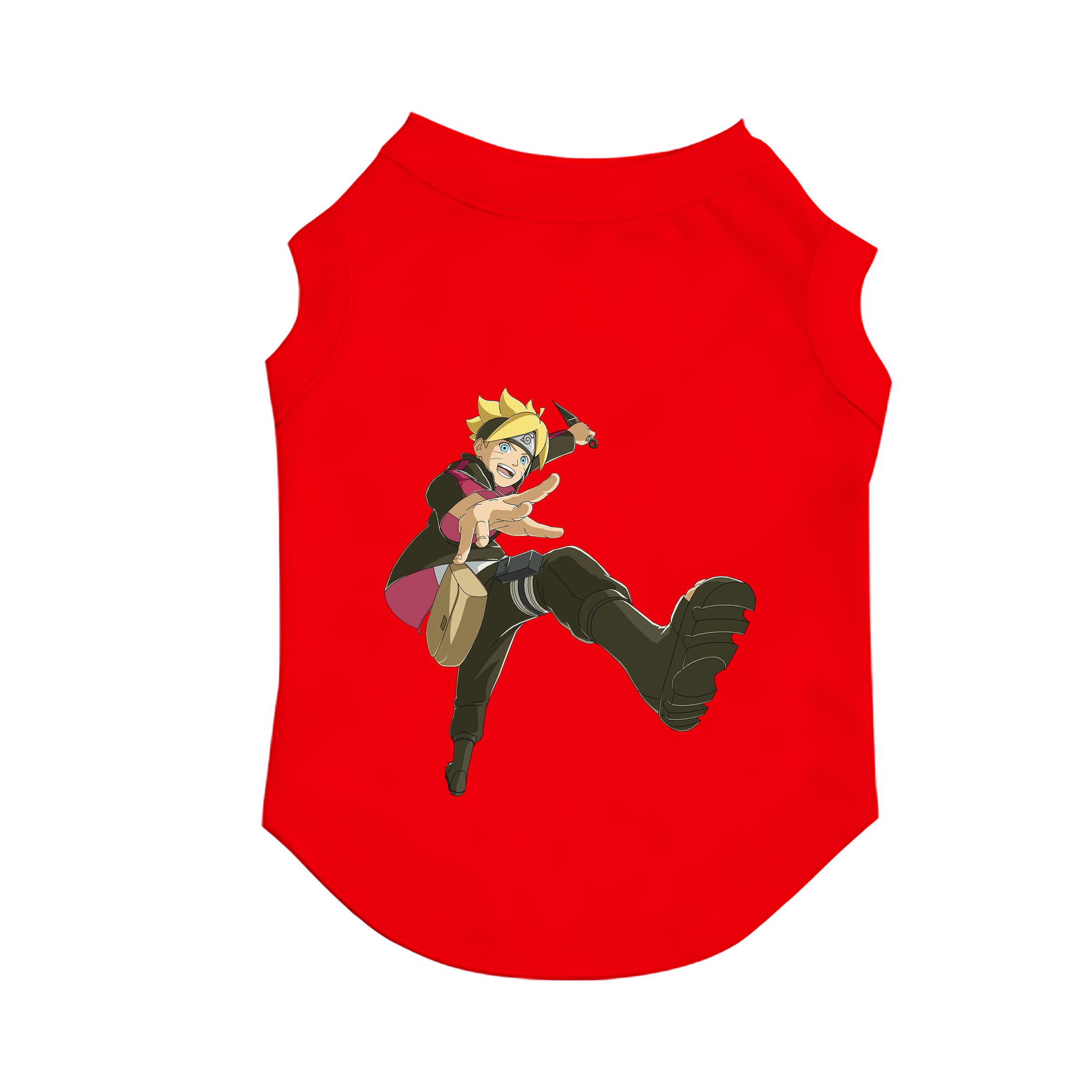 （画像用） NARUTO -ナルト- うずまき ボルト Uzumaki Boruto ペット用ベスト