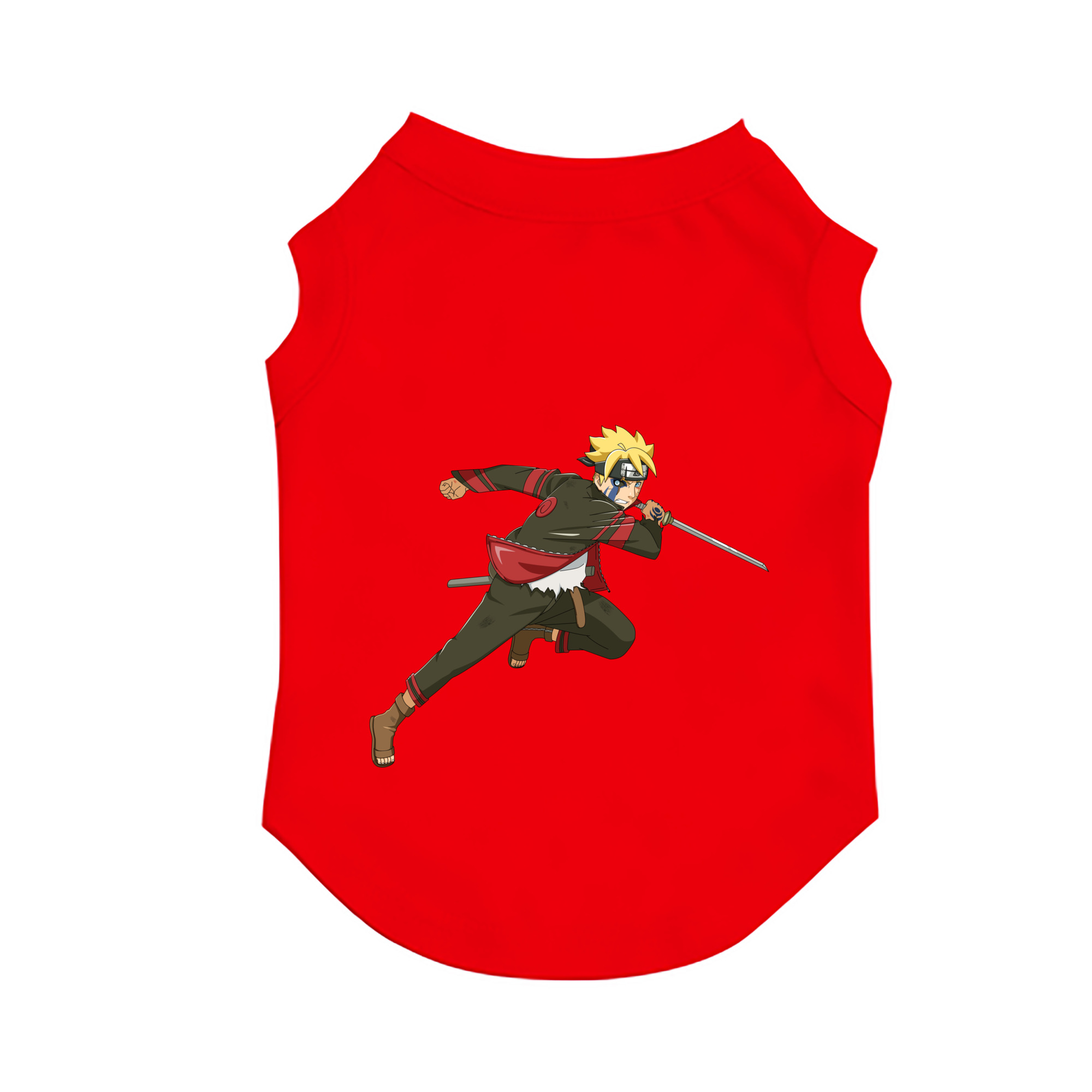 （画像用） NARUTO -ナルト- うずまき ボルト Uzumaki Boruto ペット用ベスト