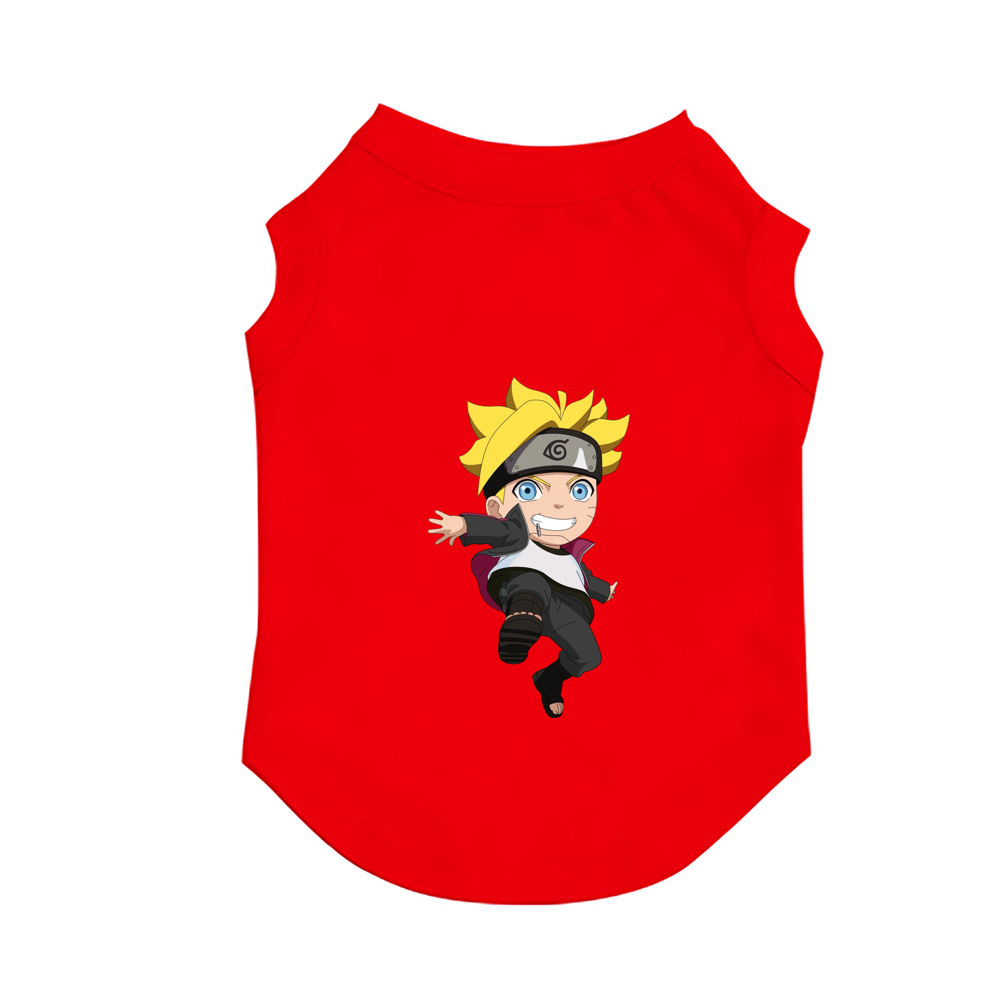 （画像用） NARUTO -ナルト- うずまき ボルト Uzumaki Boruto ペット用ベスト