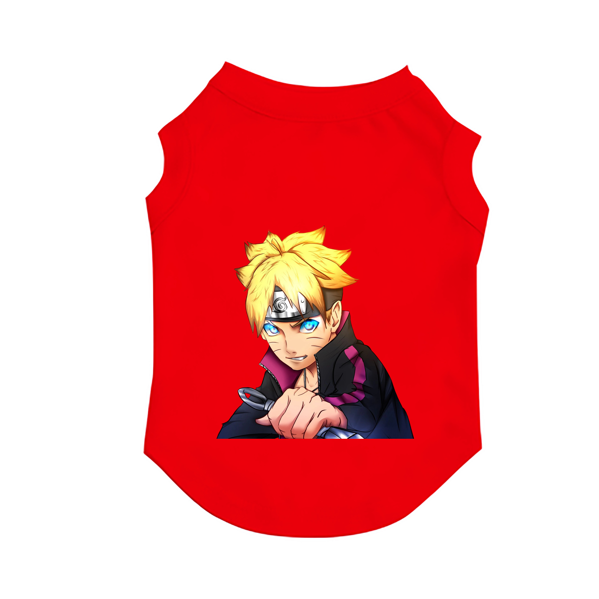 （画像用） NARUTO -ナルト- うずまき ボルト Uzumaki Boruto ペット用ベスト