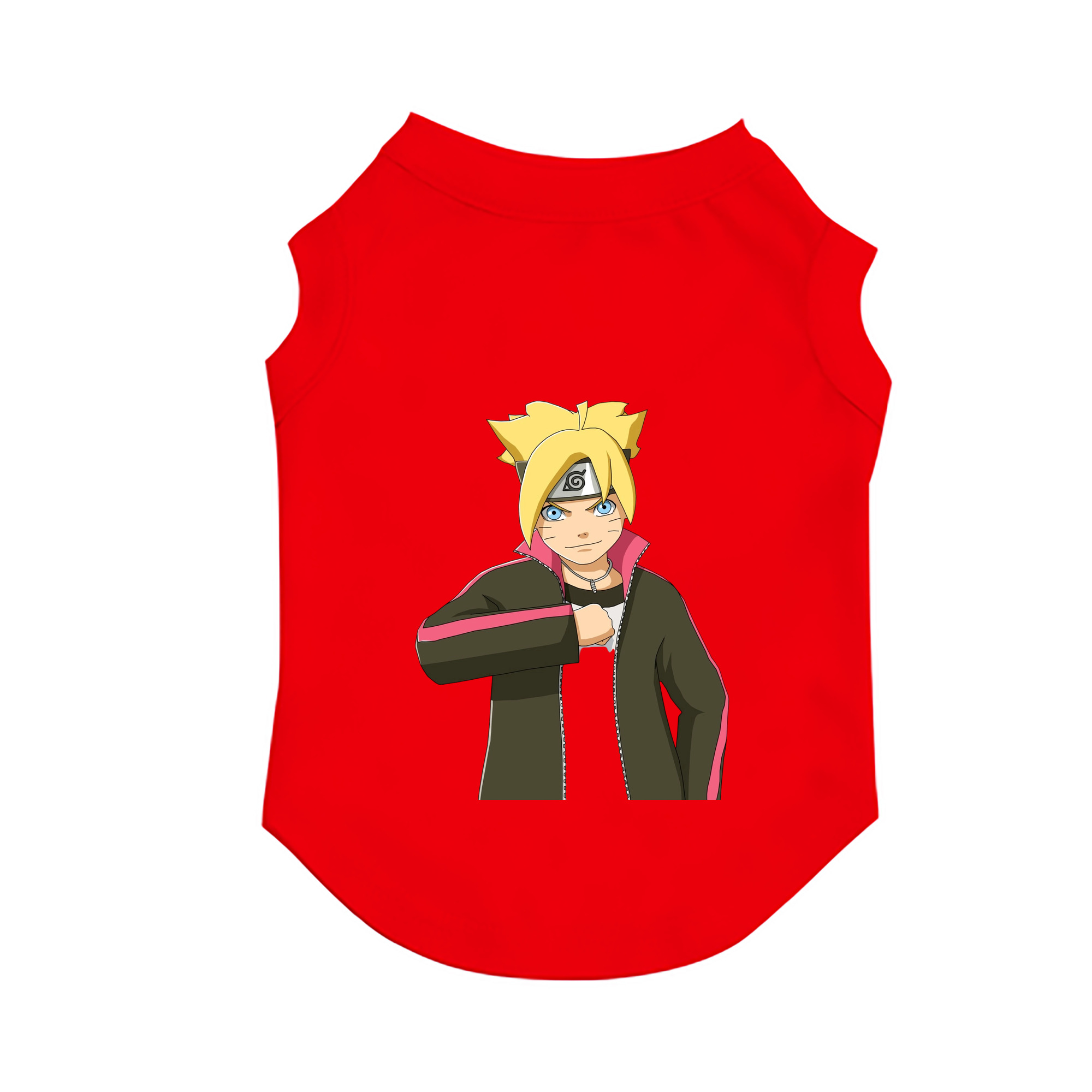 （画像用） NARUTO -ナルト- うずまき ボルト Uzumaki Boruto ペット用ベスト