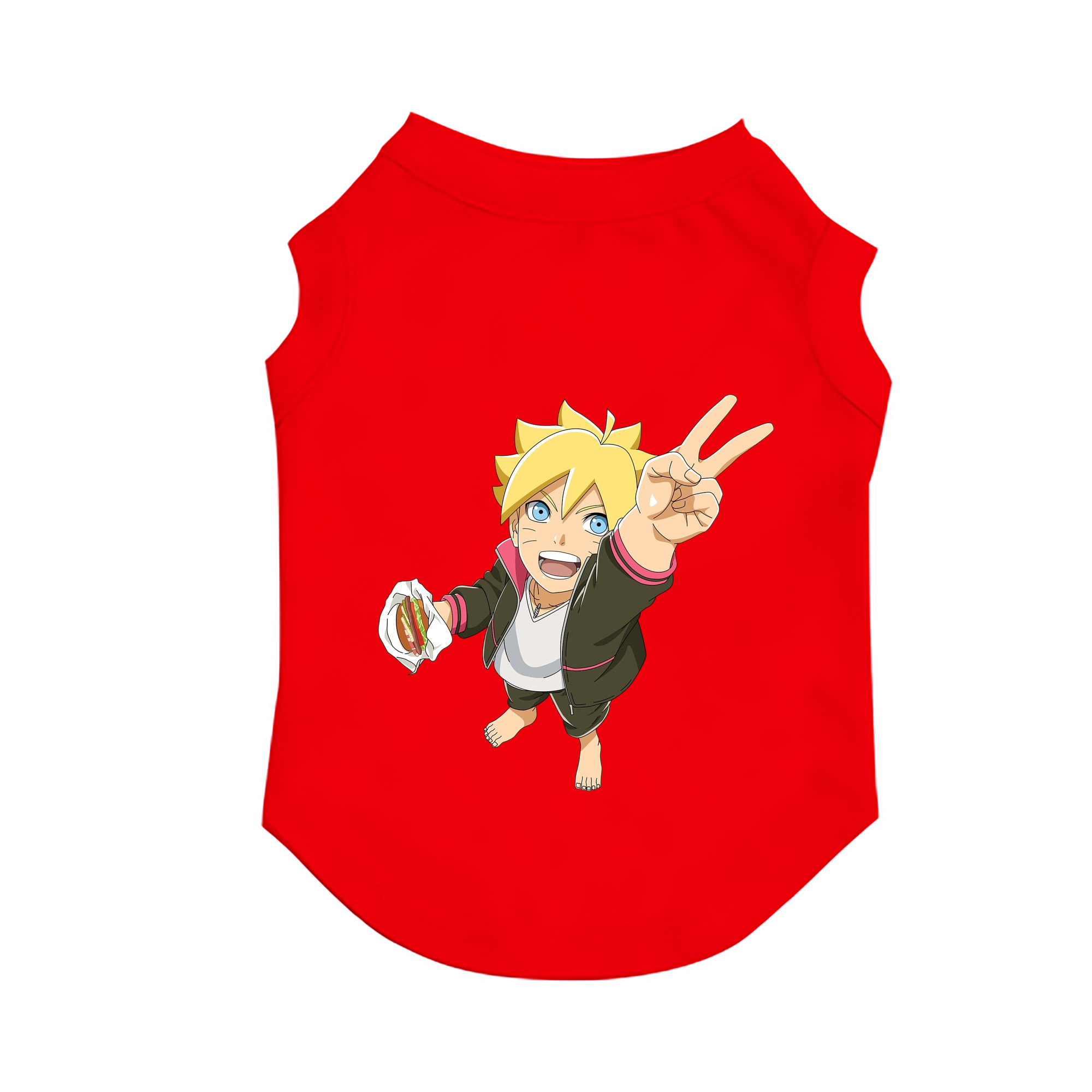（画像用） NARUTO -ナルト- うずまき ボルト Uzumaki Boruto ペット用ベスト