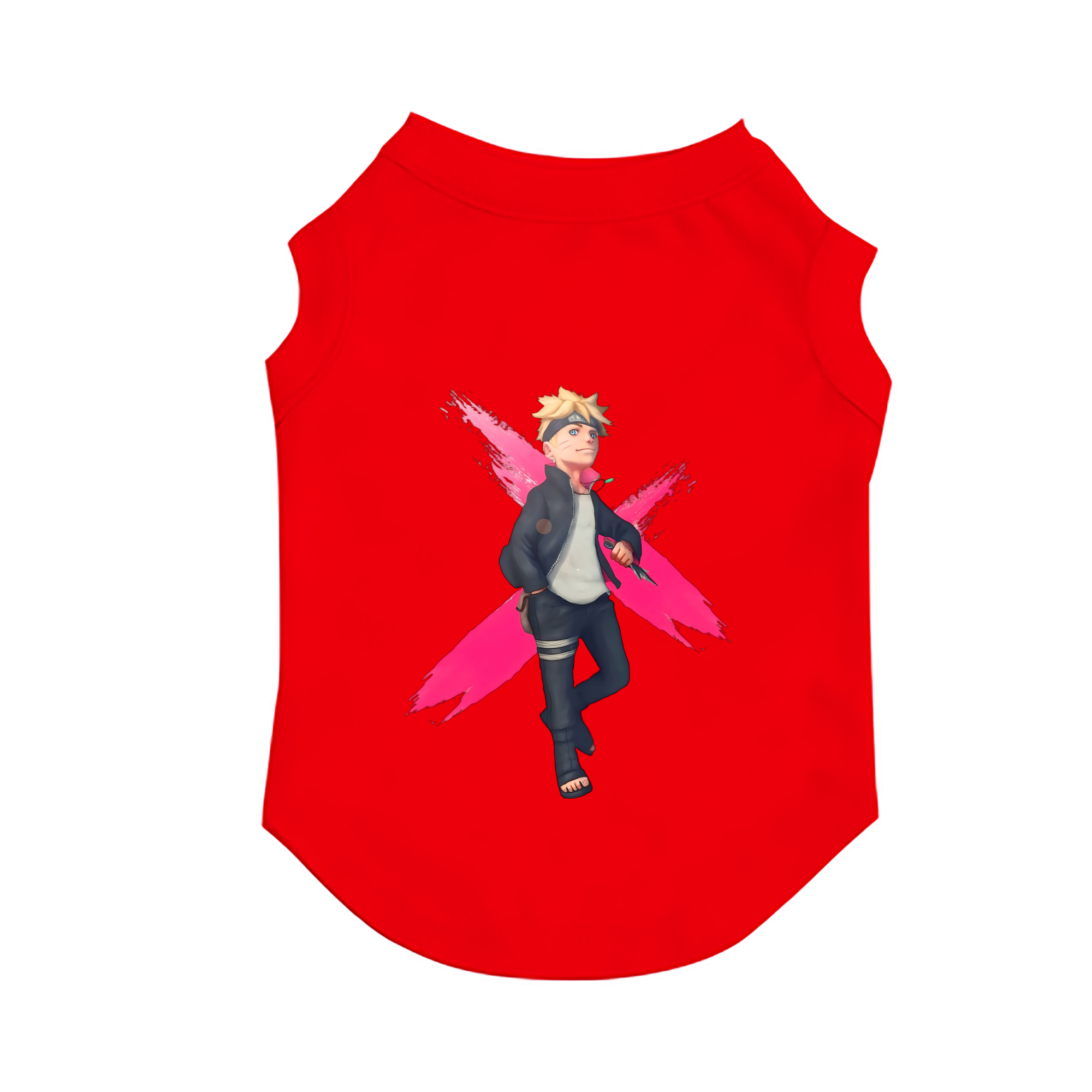 （画像用） NARUTO -ナルト- うずまき ボルト Uzumaki Boruto ペット用ベスト
