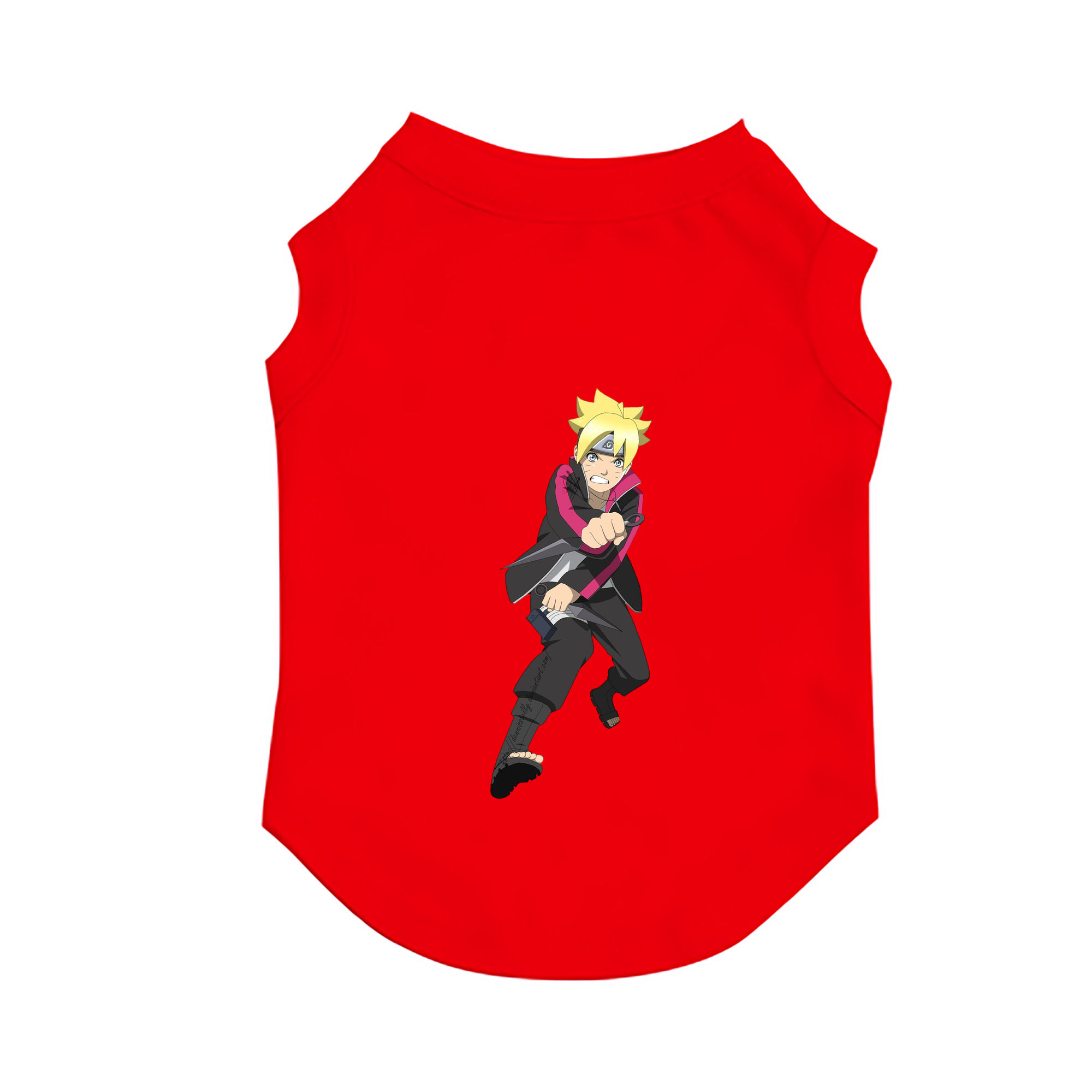 （画像用） NARUTO -ナルト- うずまき ボルト Uzumaki Boruto ペット用ベスト