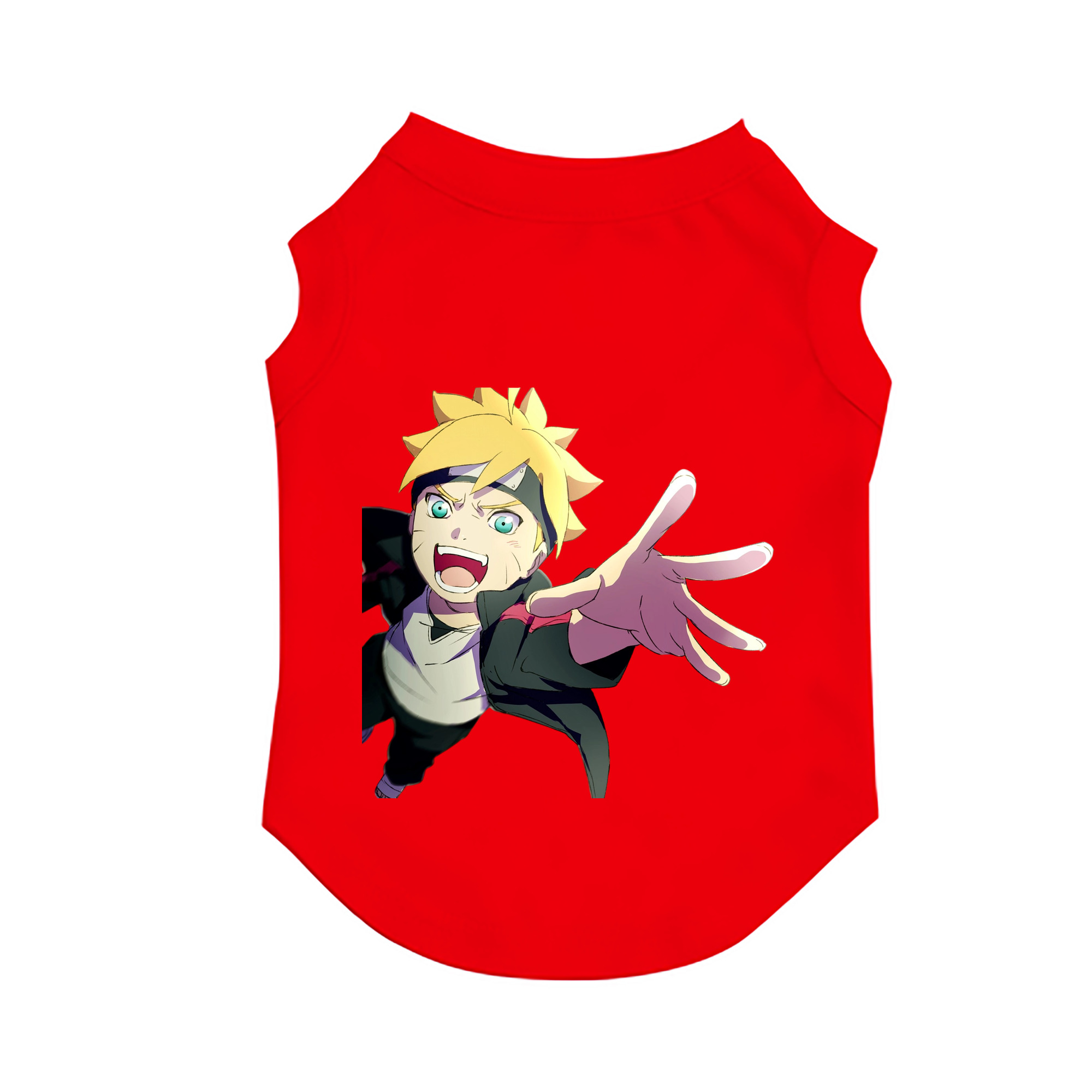 （画像用） NARUTO -ナルト- うずまき ボルト Uzumaki Boruto ペット用ベスト