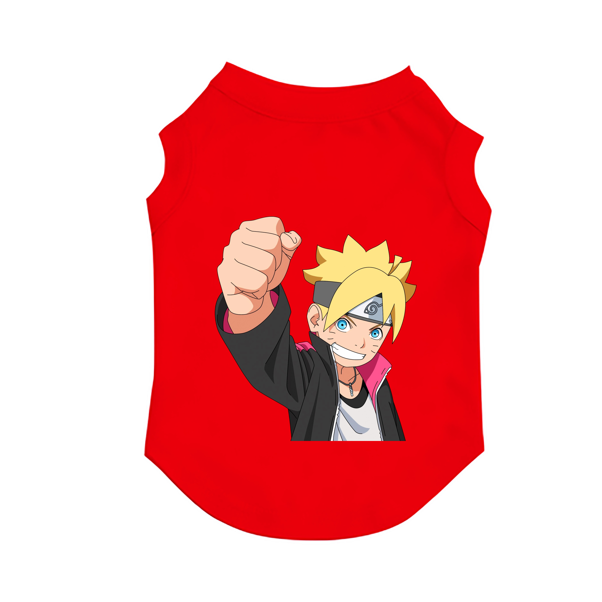 （画像用） NARUTO -ナルト- うずまき ボルト Uzumaki Boruto ペット用ベスト