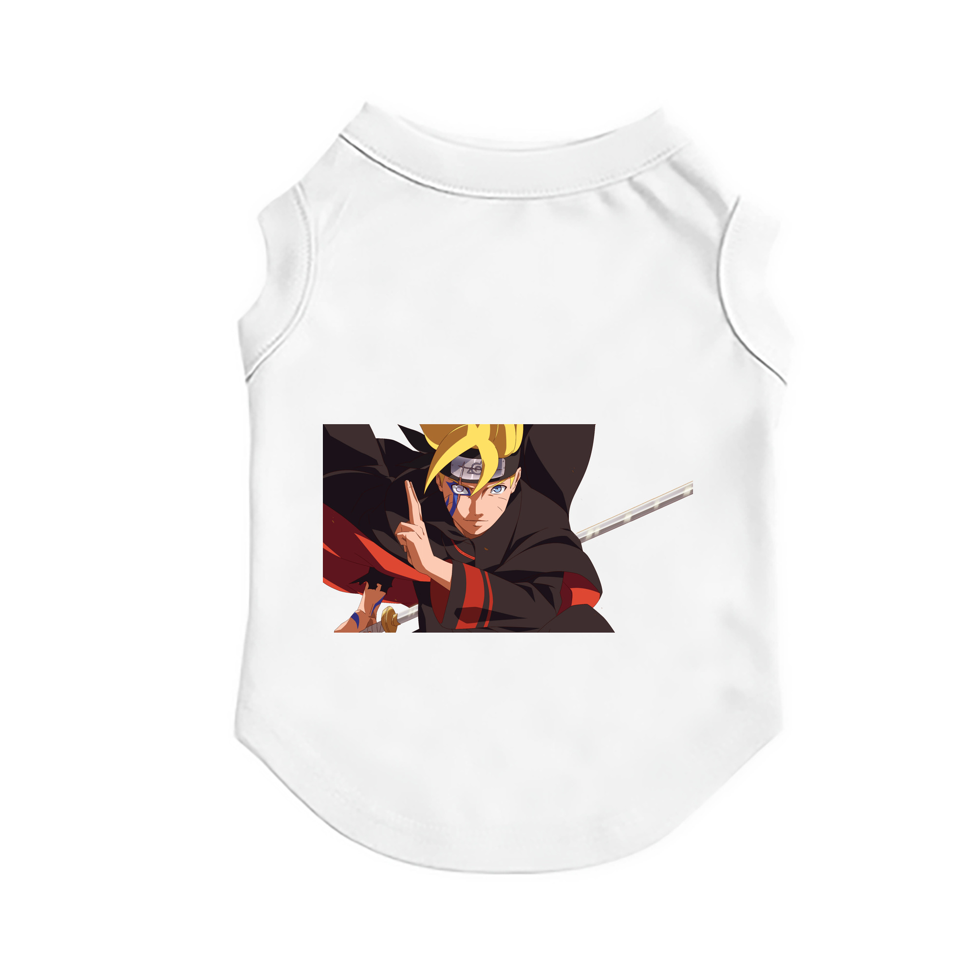 （画像用） NARUTO -ナルト- うずまき ボルト Uzumaki Boruto ペット用ベスト