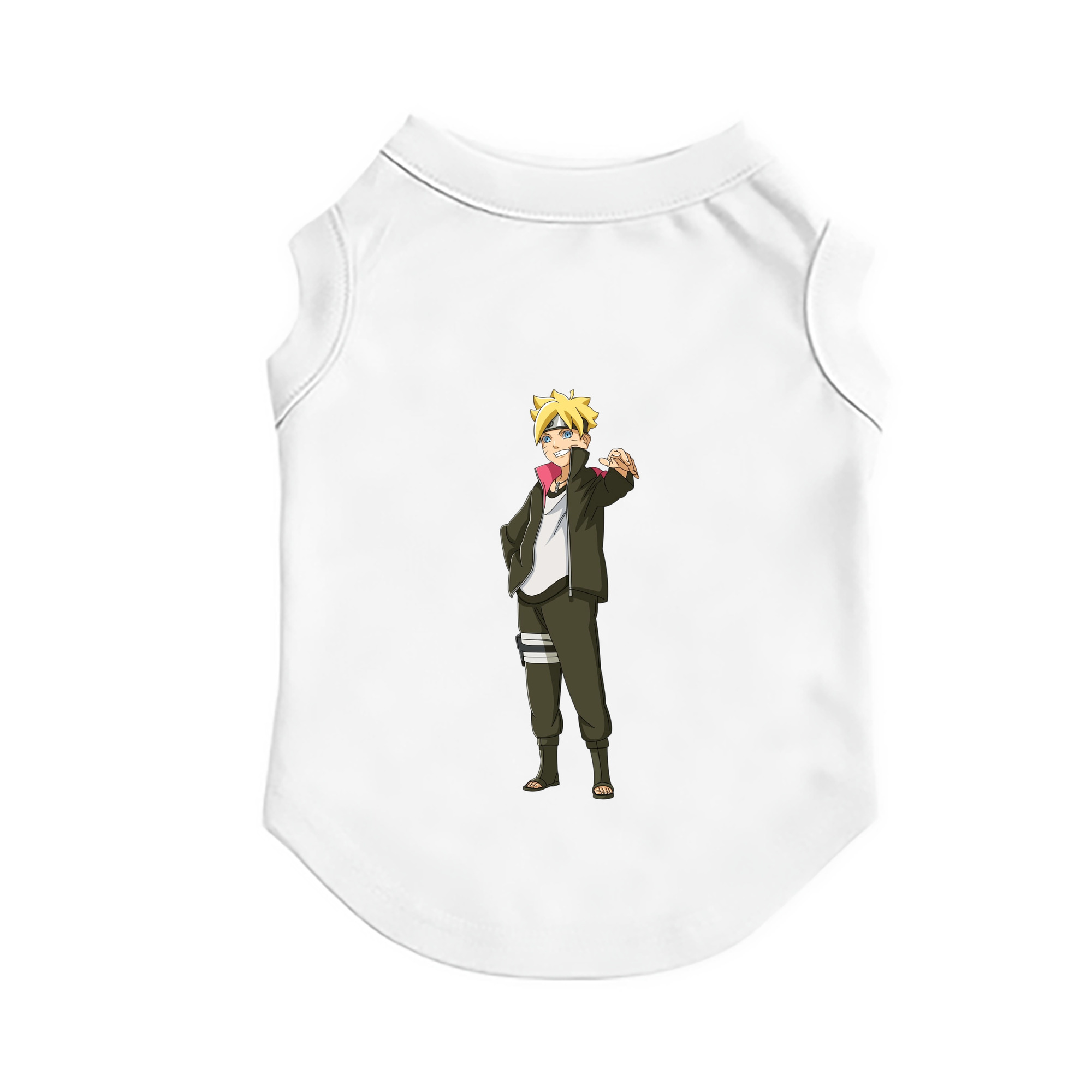 （画像用） NARUTO -ナルト- うずまき ボルト Uzumaki Boruto ペット用ベスト