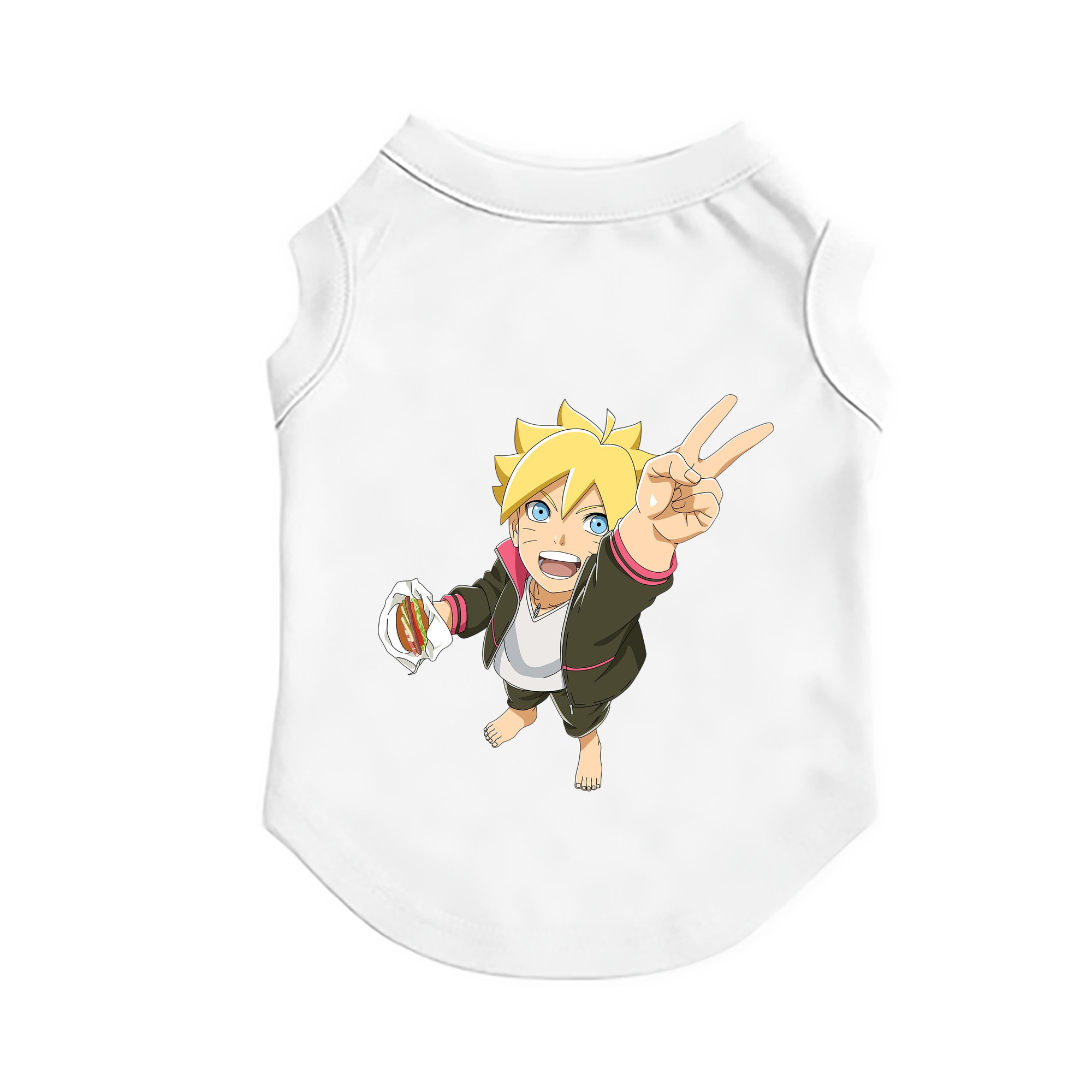 （画像用） NARUTO -ナルト- うずまき ボルト Uzumaki Boruto ペット用ベスト