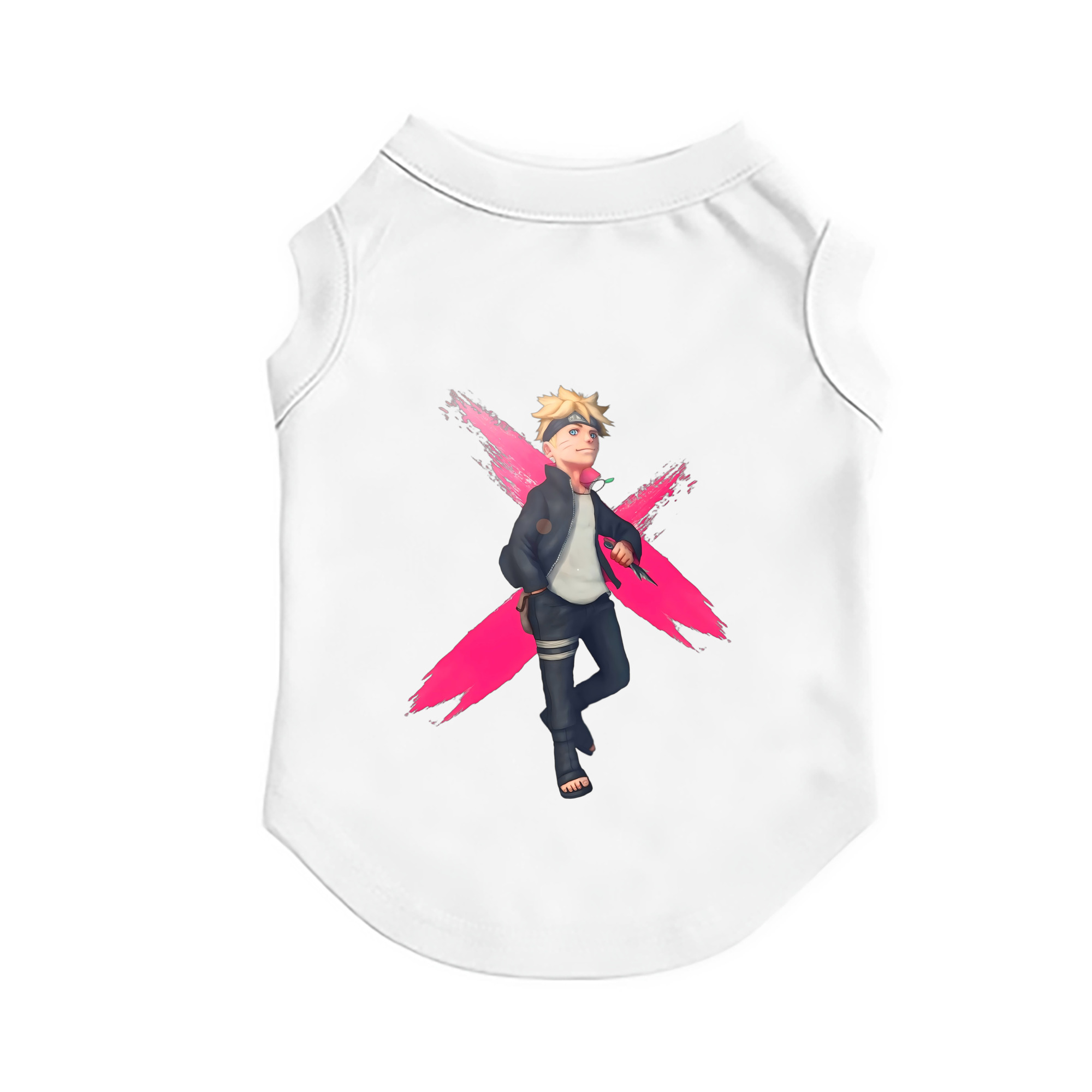 （画像用） NARUTO -ナルト- うずまき ボルト Uzumaki Boruto ペット用ベスト