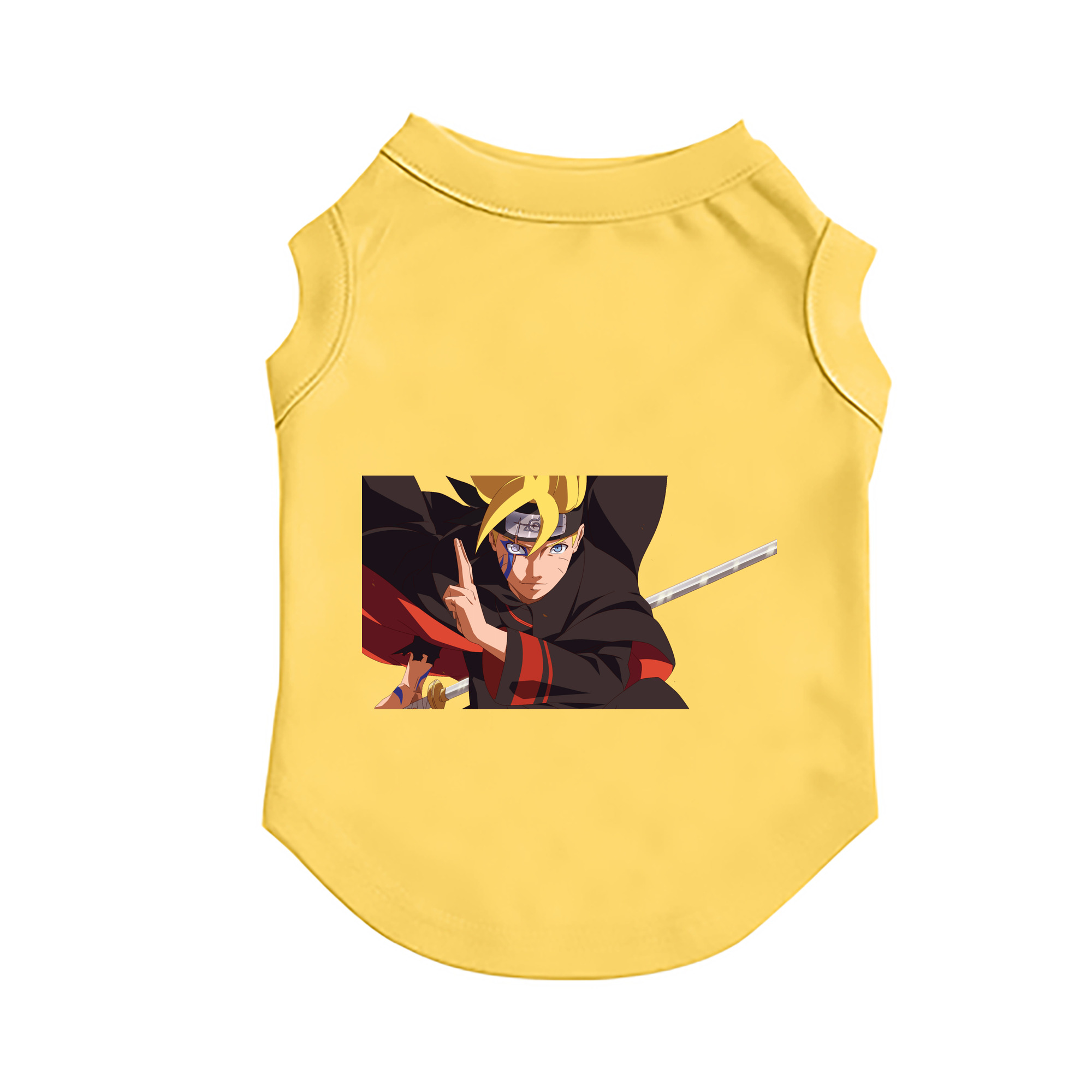 （画像用） NARUTO -ナルト- うずまき ボルト Uzumaki Boruto ペット用ベスト