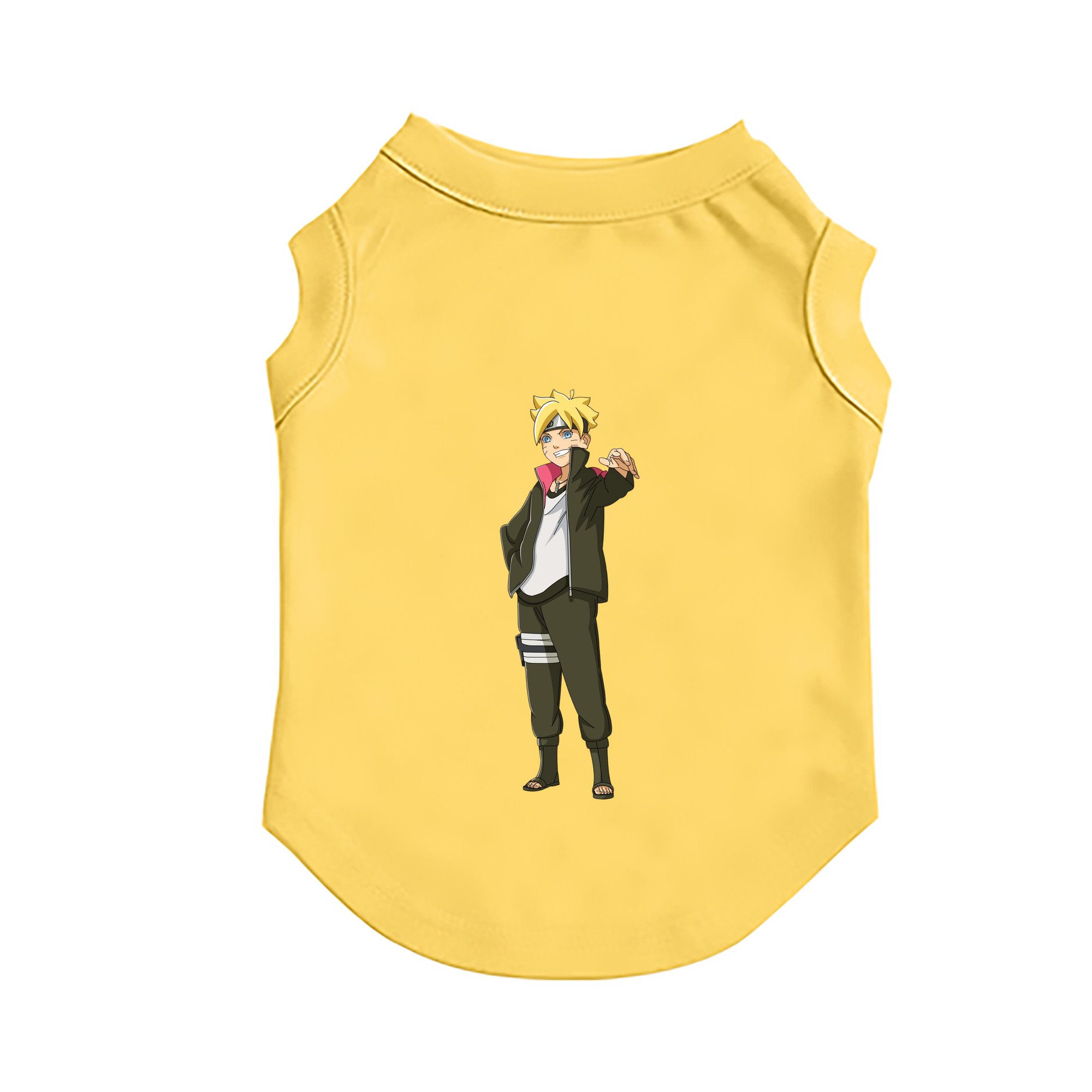 （画像用） NARUTO -ナルト- うずまき ボルト Uzumaki Boruto ペット用ベスト