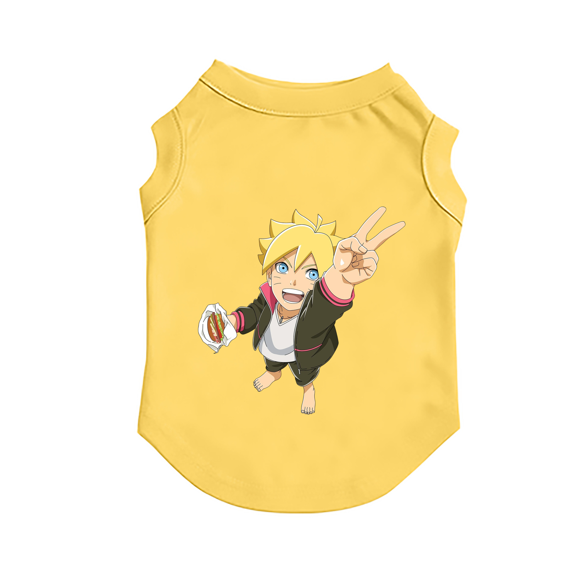 （画像用） NARUTO -ナルト- うずまき ボルト Uzumaki Boruto ペット用ベスト