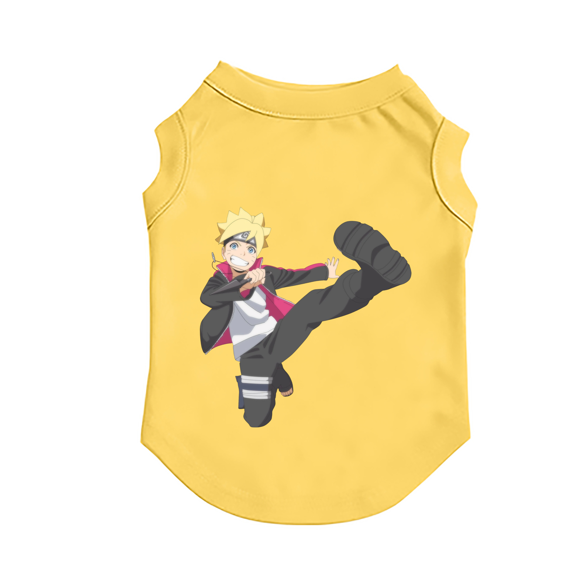 （画像用） NARUTO -ナルト- うずまき ボルト Uzumaki Boruto ペット用ベスト