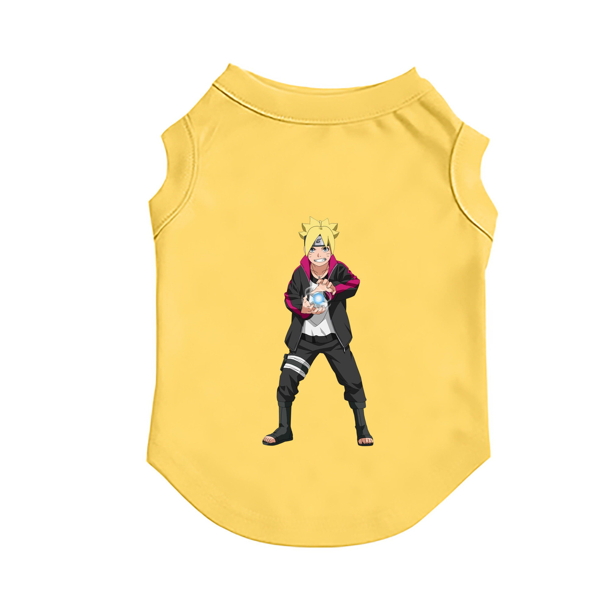 （画像用） NARUTO -ナルト- うずまき ボルト Uzumaki Boruto ペット用ベスト