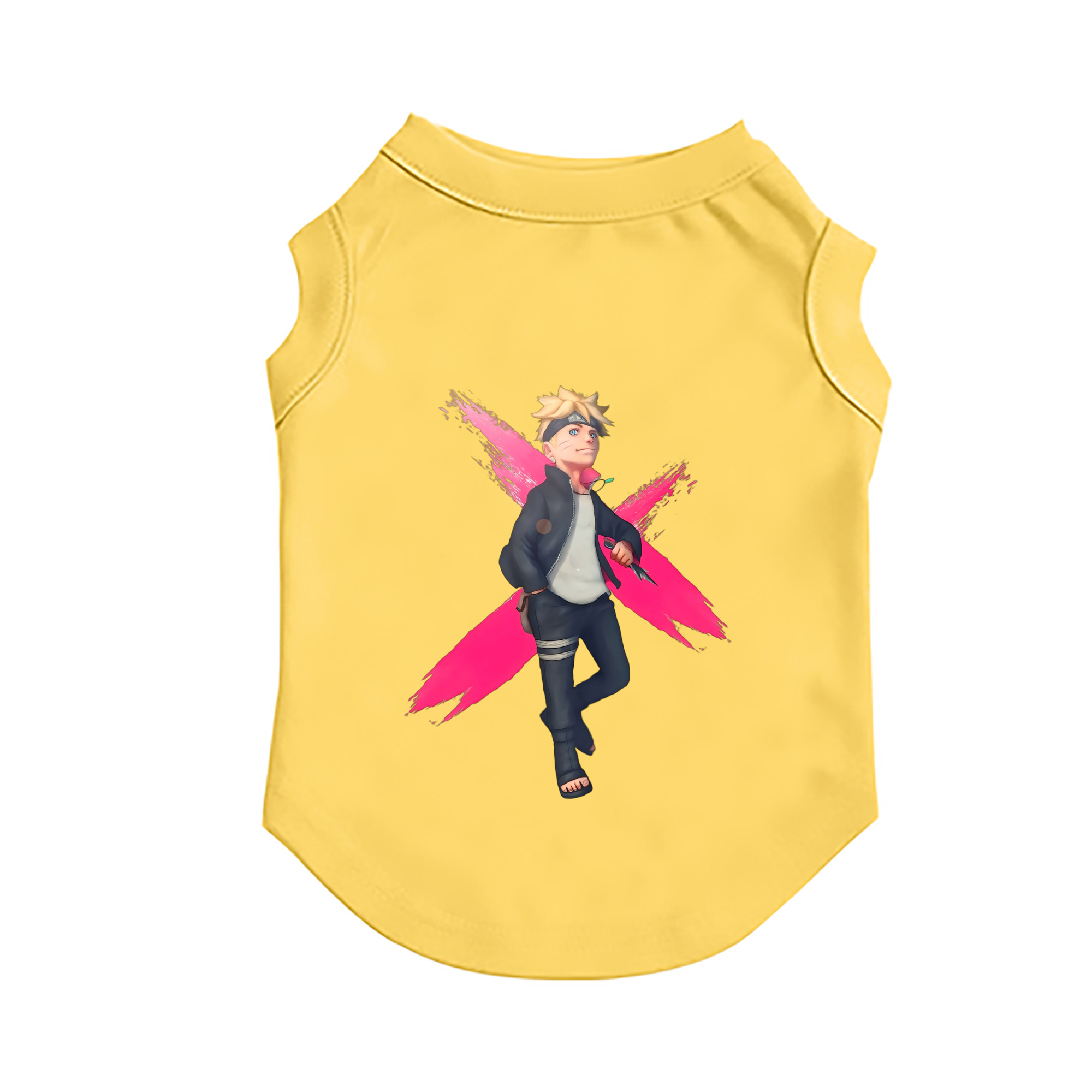 （画像用） NARUTO -ナルト- うずまき ボルト Uzumaki Boruto ペット用ベスト