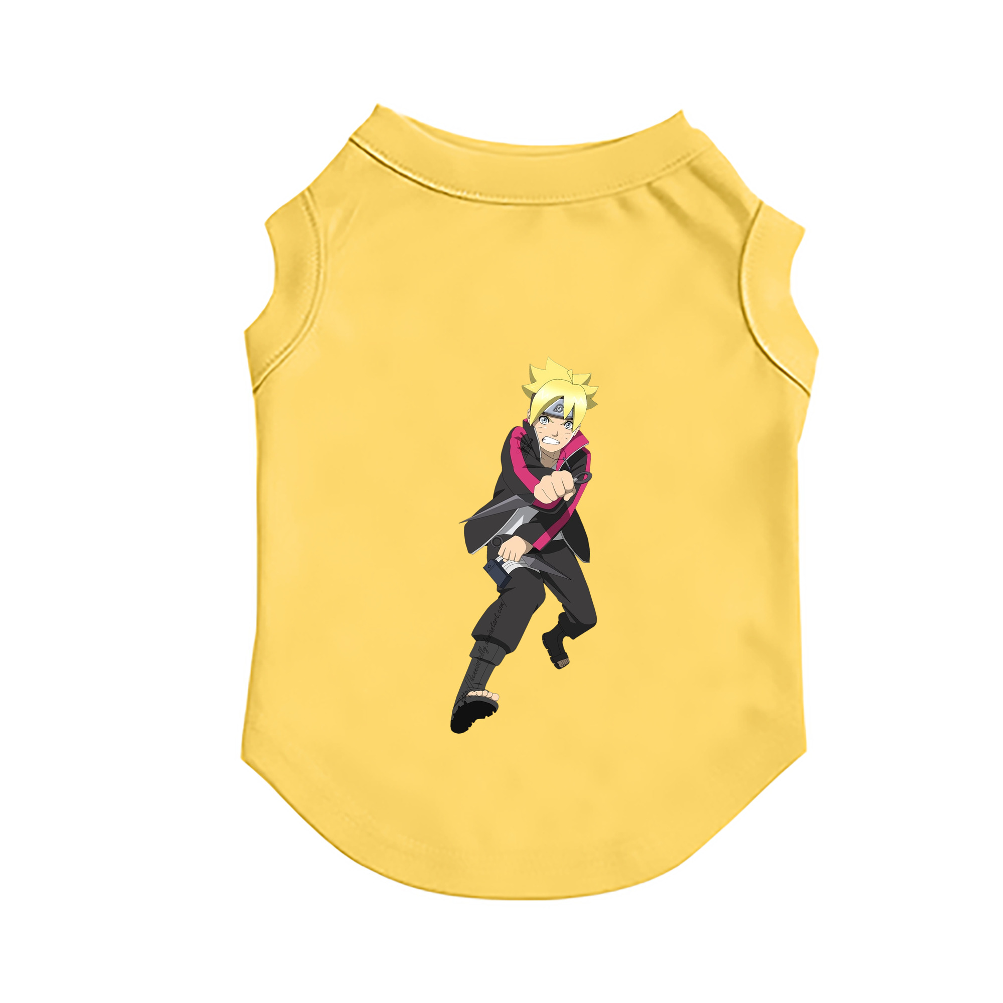 （画像用） NARUTO -ナルト- うずまき ボルト Uzumaki Boruto ペット用ベスト
