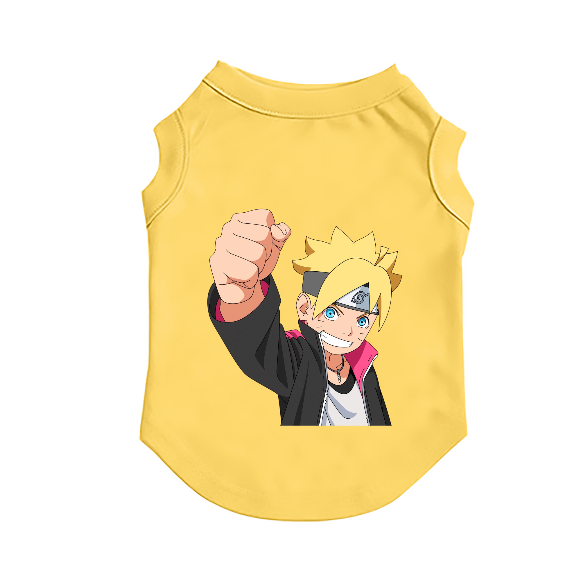 （画像用） NARUTO -ナルト- うずまき ボルト Uzumaki Boruto ペット用ベスト
