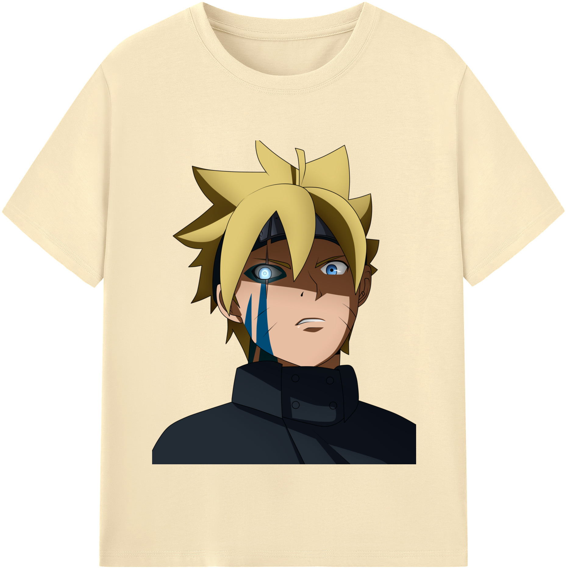 （画像用） NARUTO -ナルト- うずまき ボルト Uzumaki Boruto 綿100％半袖Tシャツ（フロントプリント）