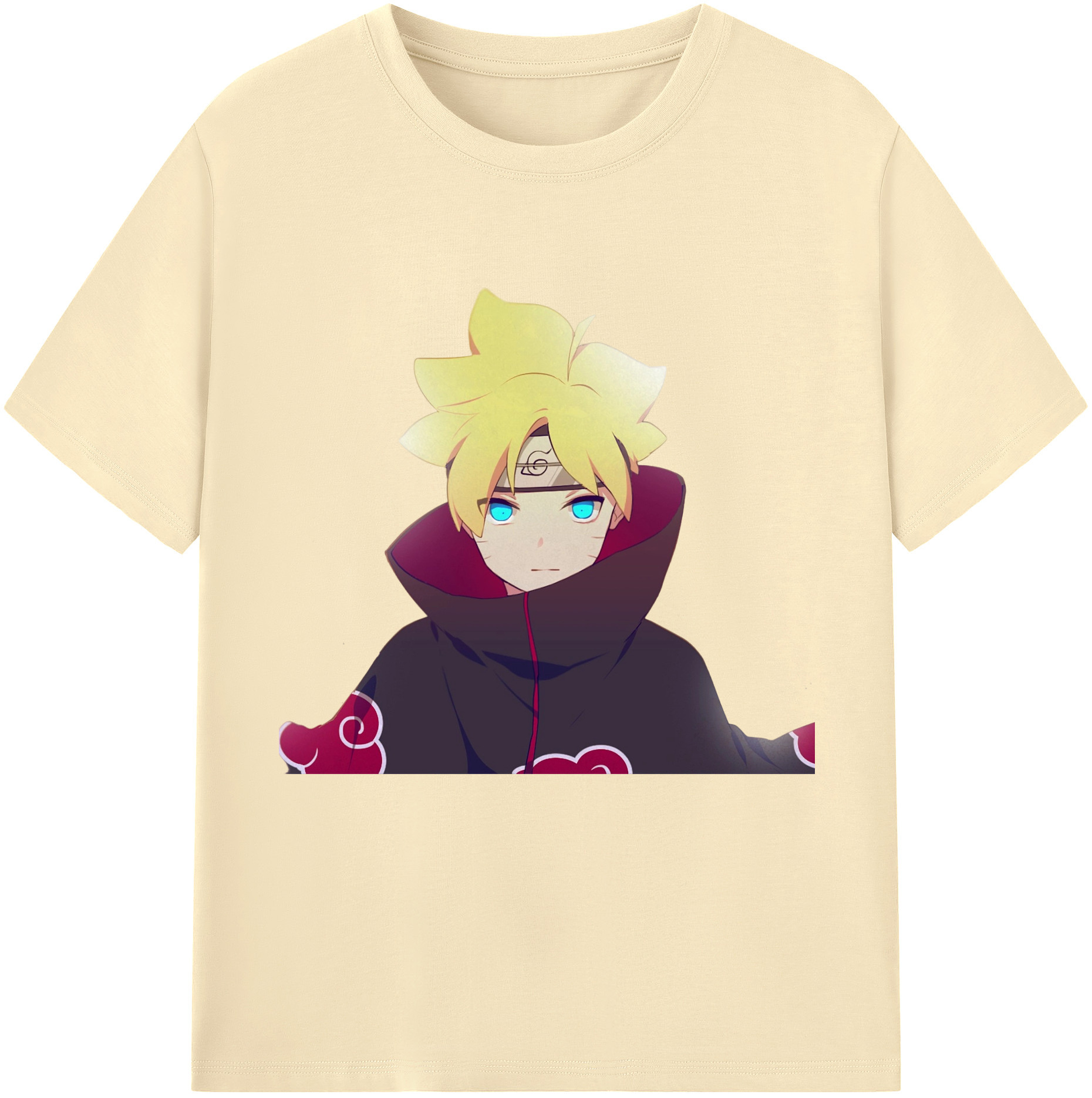 （画像用） NARUTO -ナルト- うずまき ボルト Uzumaki Boruto 綿100％半袖Tシャツ（フロントプリント）