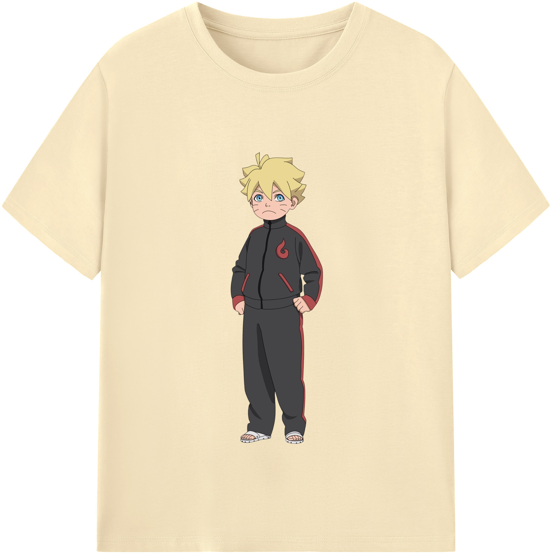 （画像用） NARUTO -ナルト- うずまき ボルト Uzumaki Boruto 綿100％半袖Tシャツ（フロントプリント）