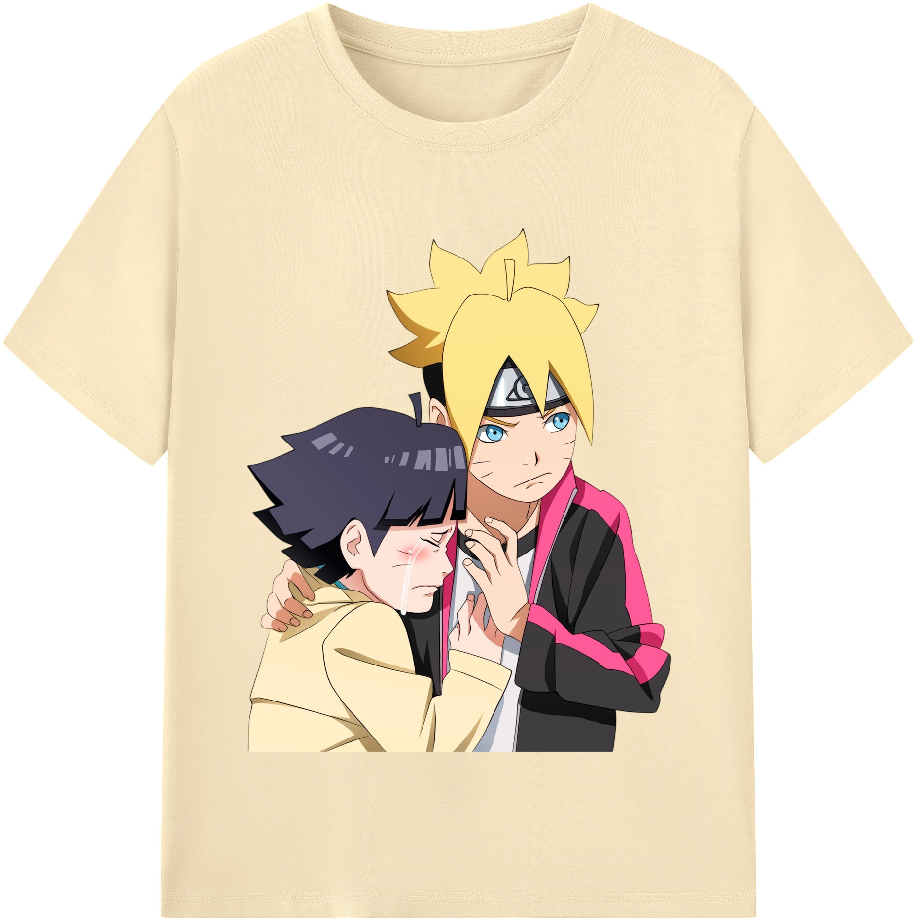 （画像用） NARUTO -ナルト- うずまき ボルト Uzumaki Boruto 綿100％半袖Tシャツ（フロントプリント）