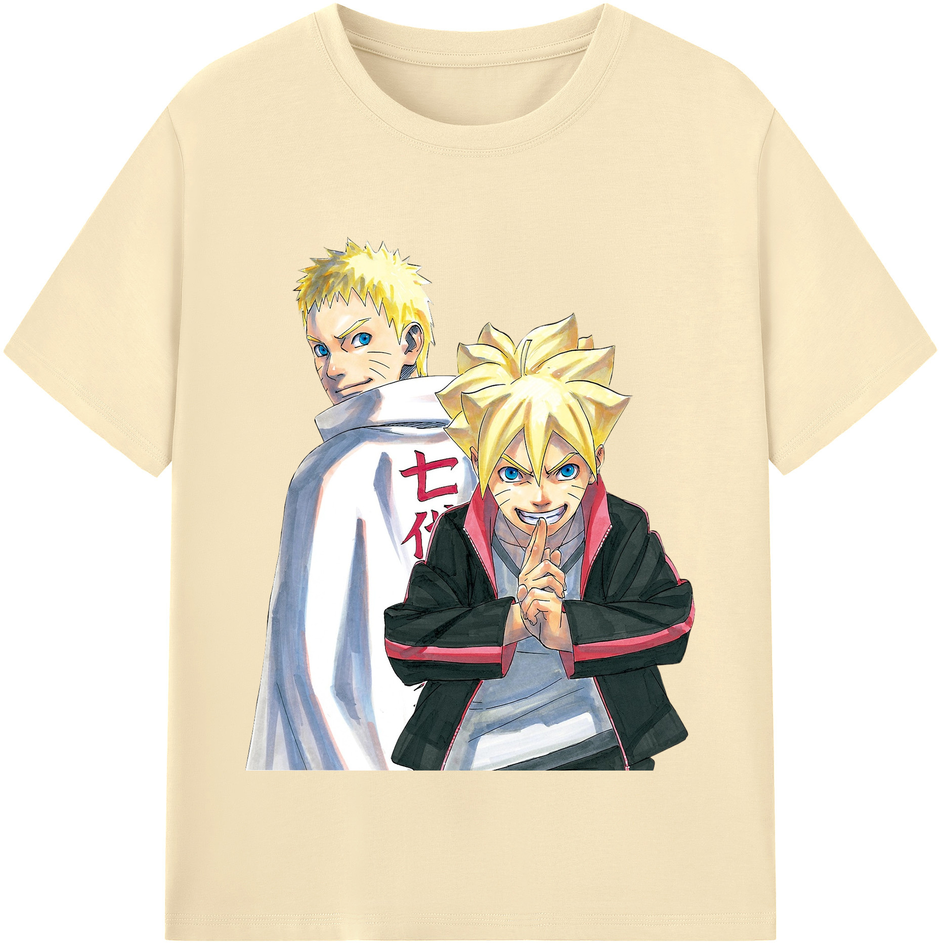 （画像用） NARUTO -ナルト- うずまき ボルト Uzumaki Boruto 綿100％半袖Tシャツ（フロントプリント）