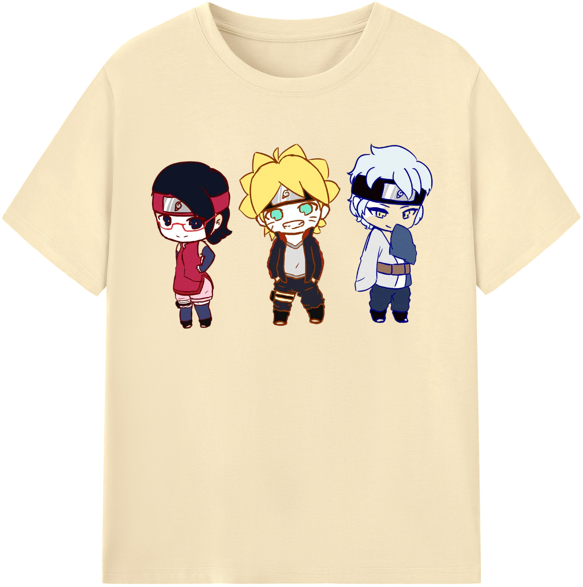 （画像用） NARUTO -ナルト- うずまき ボルト Uzumaki Boruto 綿100％半袖Tシャツ（フロントプリント）